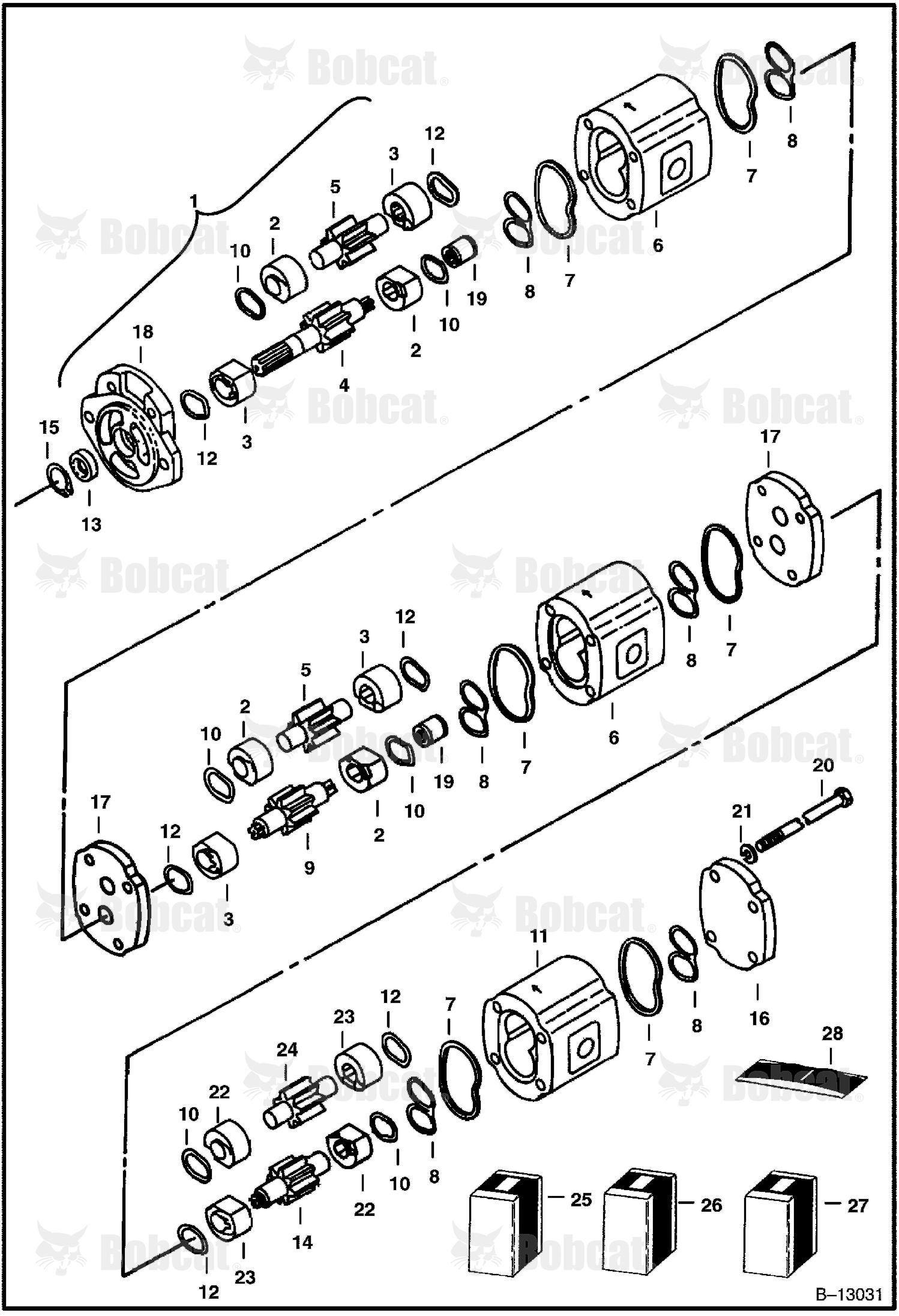 Gear Pump (Swing & Bucket)