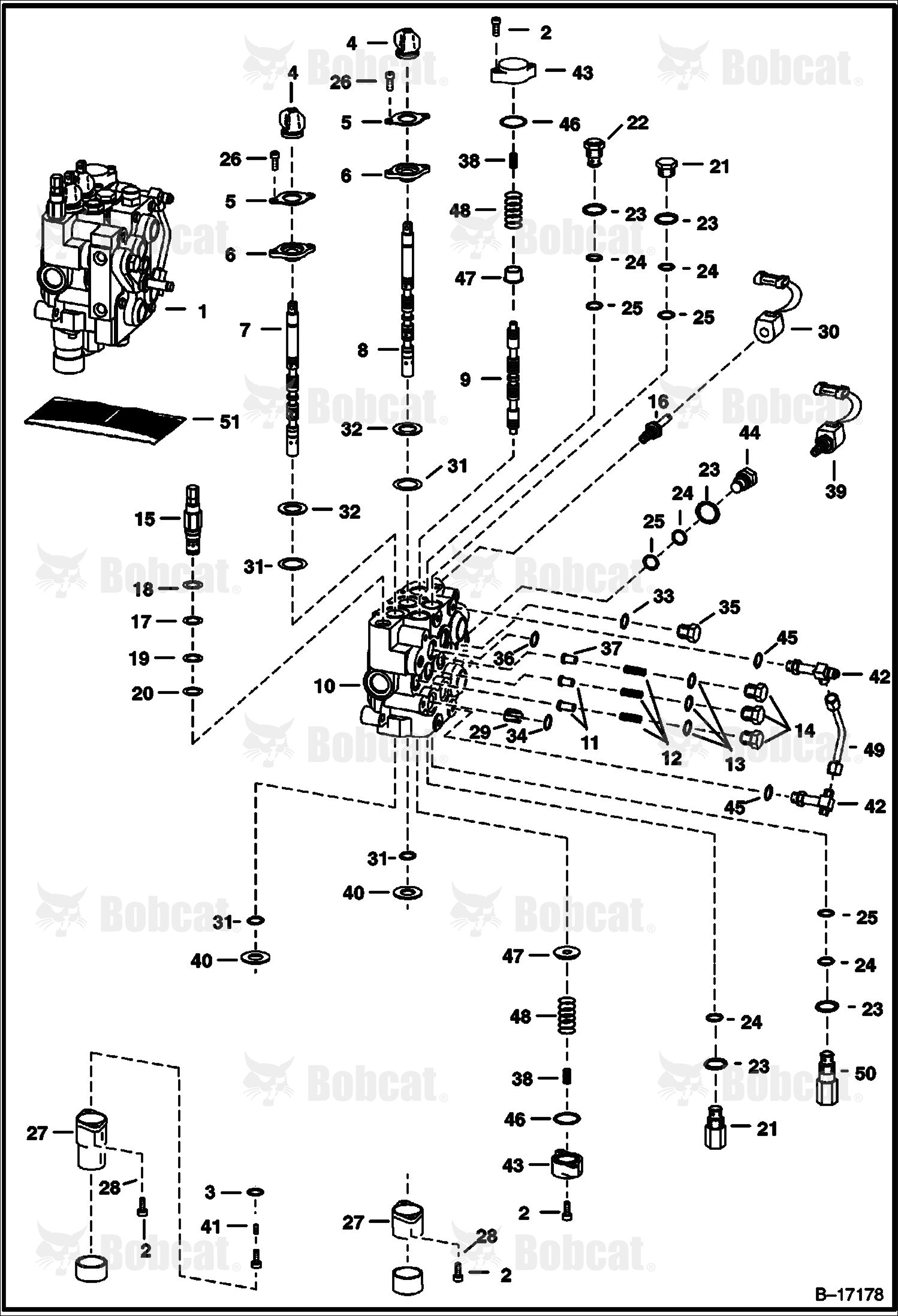 Hydraulic Control Valve (Advanced Control System) (W/BICS Combo Valve)