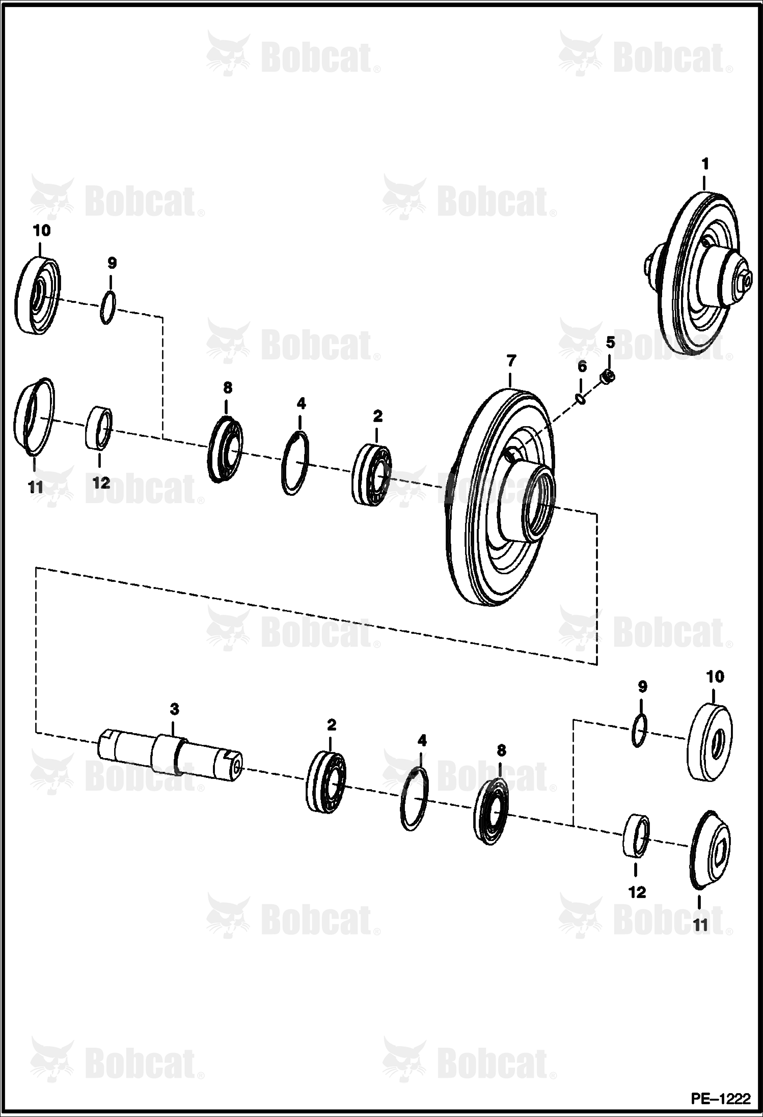 Rear Idler 518911001 - 518916540, 516811001 - 516815105, 517511001 - 517515155