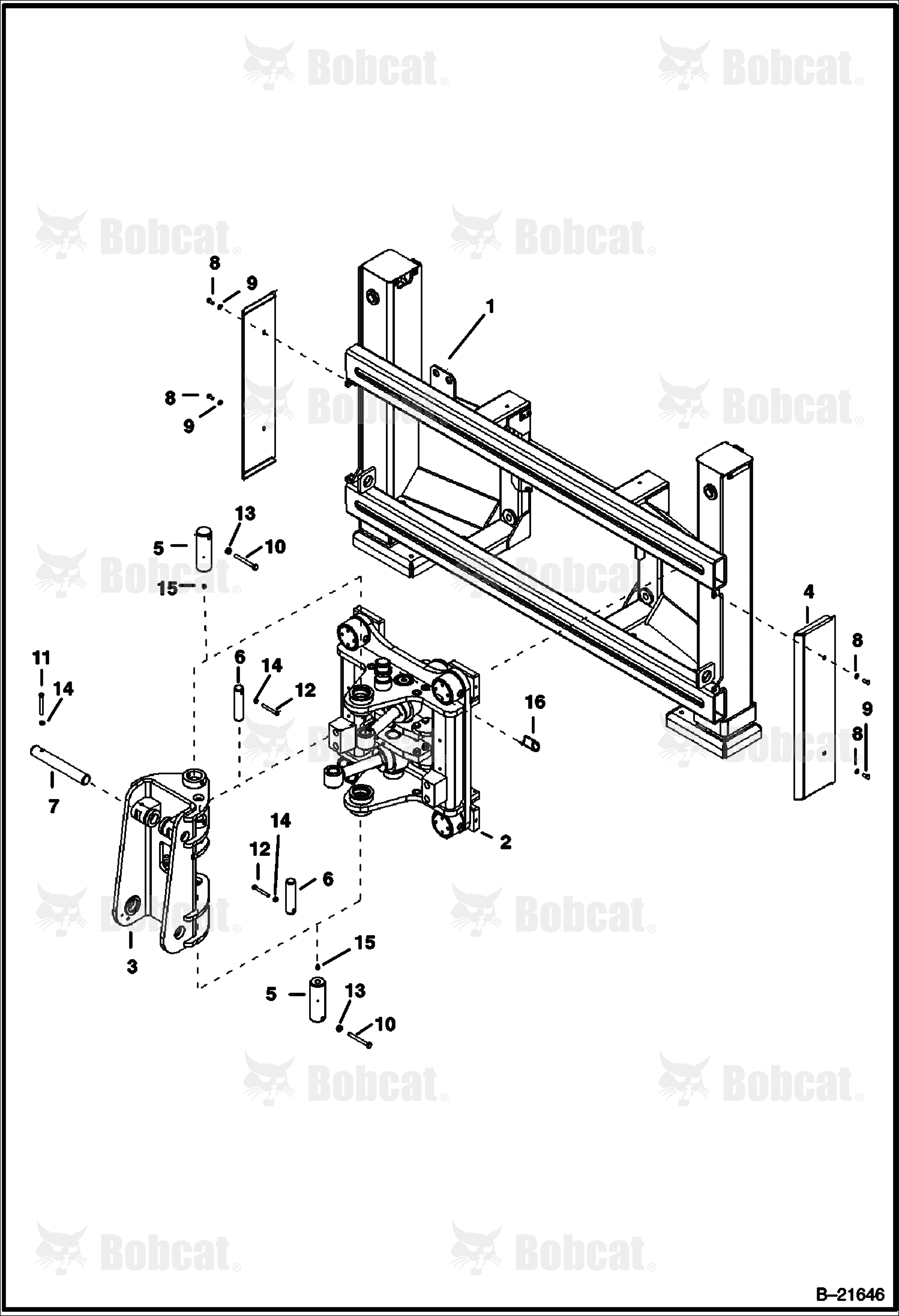 Trunnion Slide (Side Shift) (BL375)