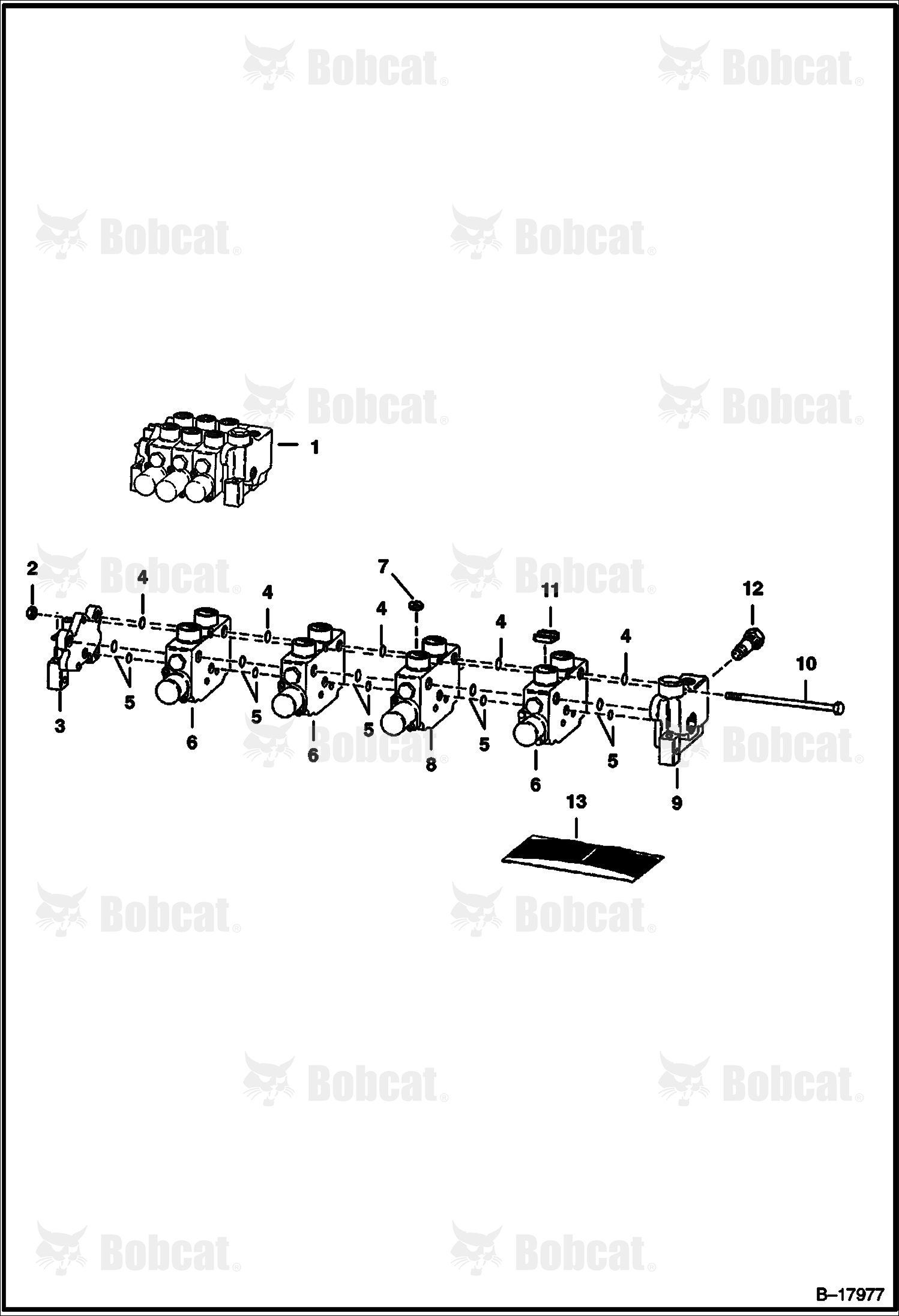 Hydraulic Control Valve (Gresen CS - S/N 12865 & Below)