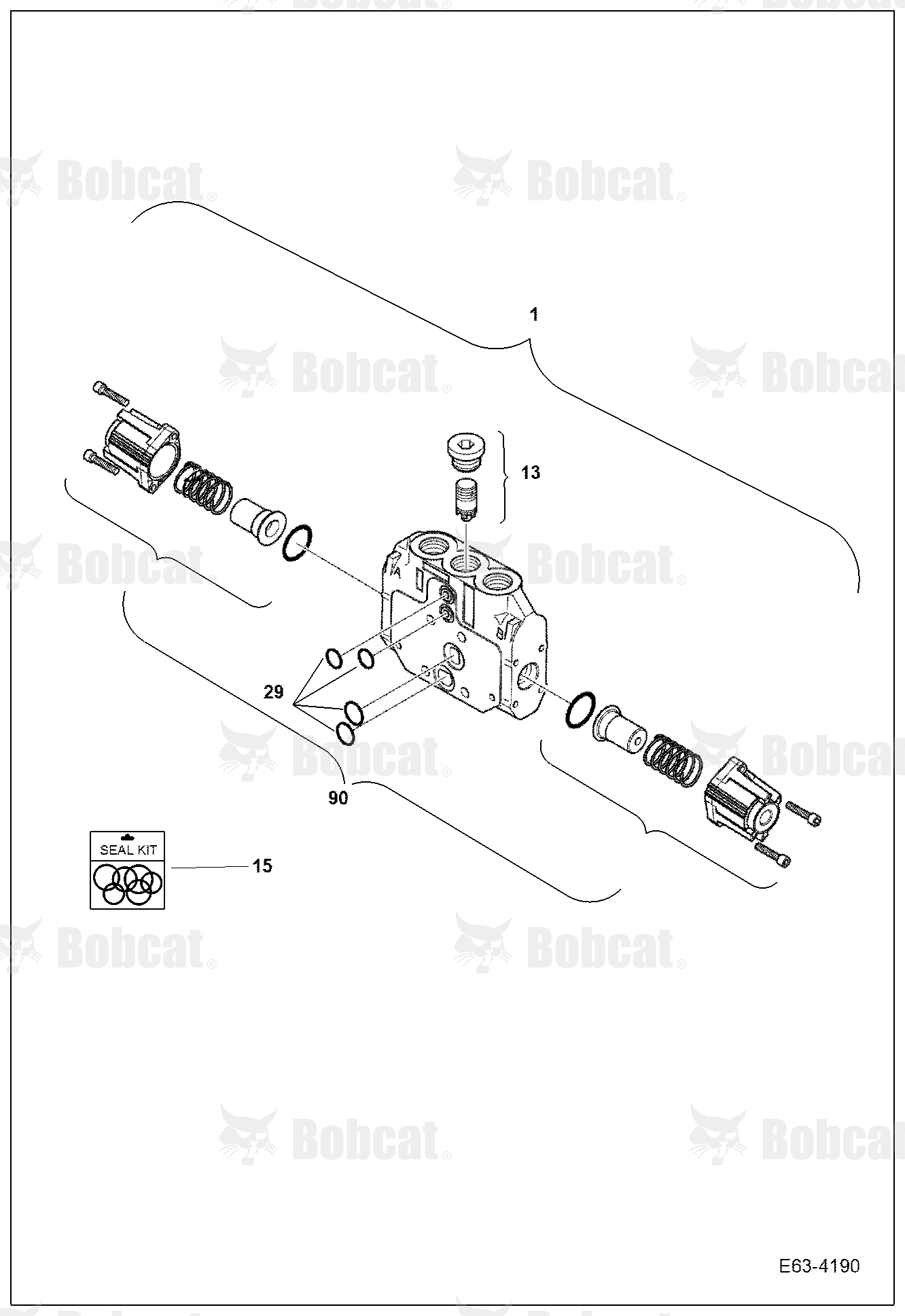 Valve Section (Travel LH)