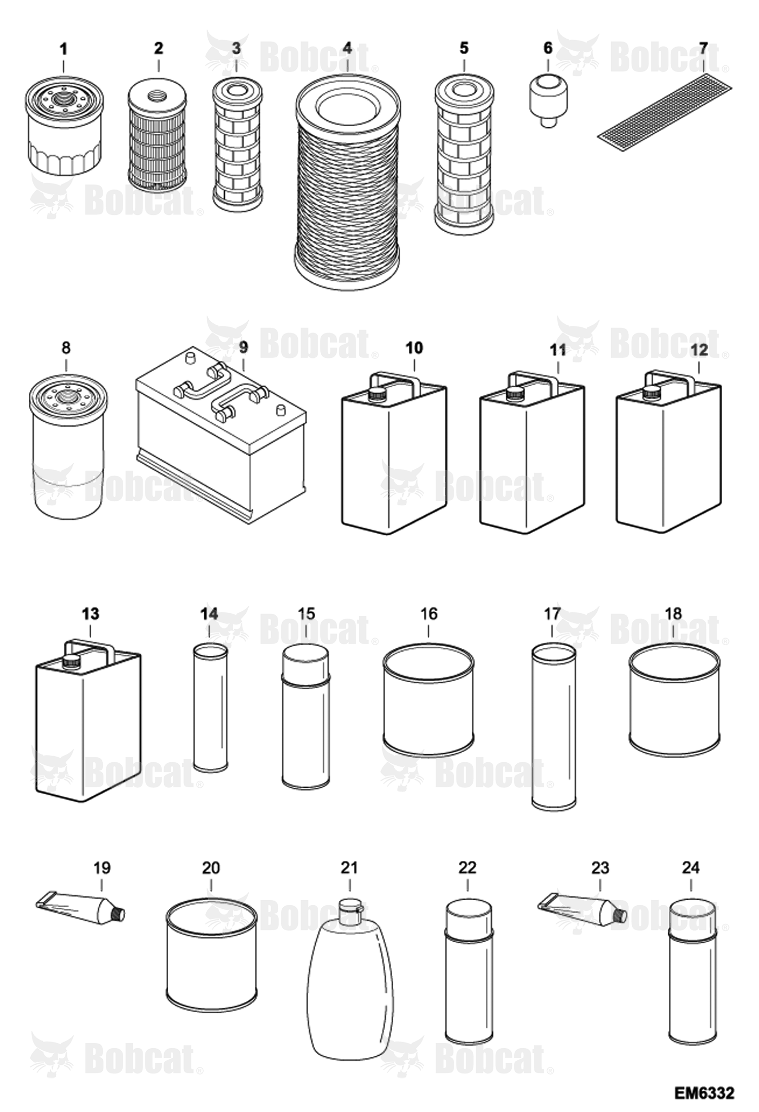 Maintenance Items (Service Parts)