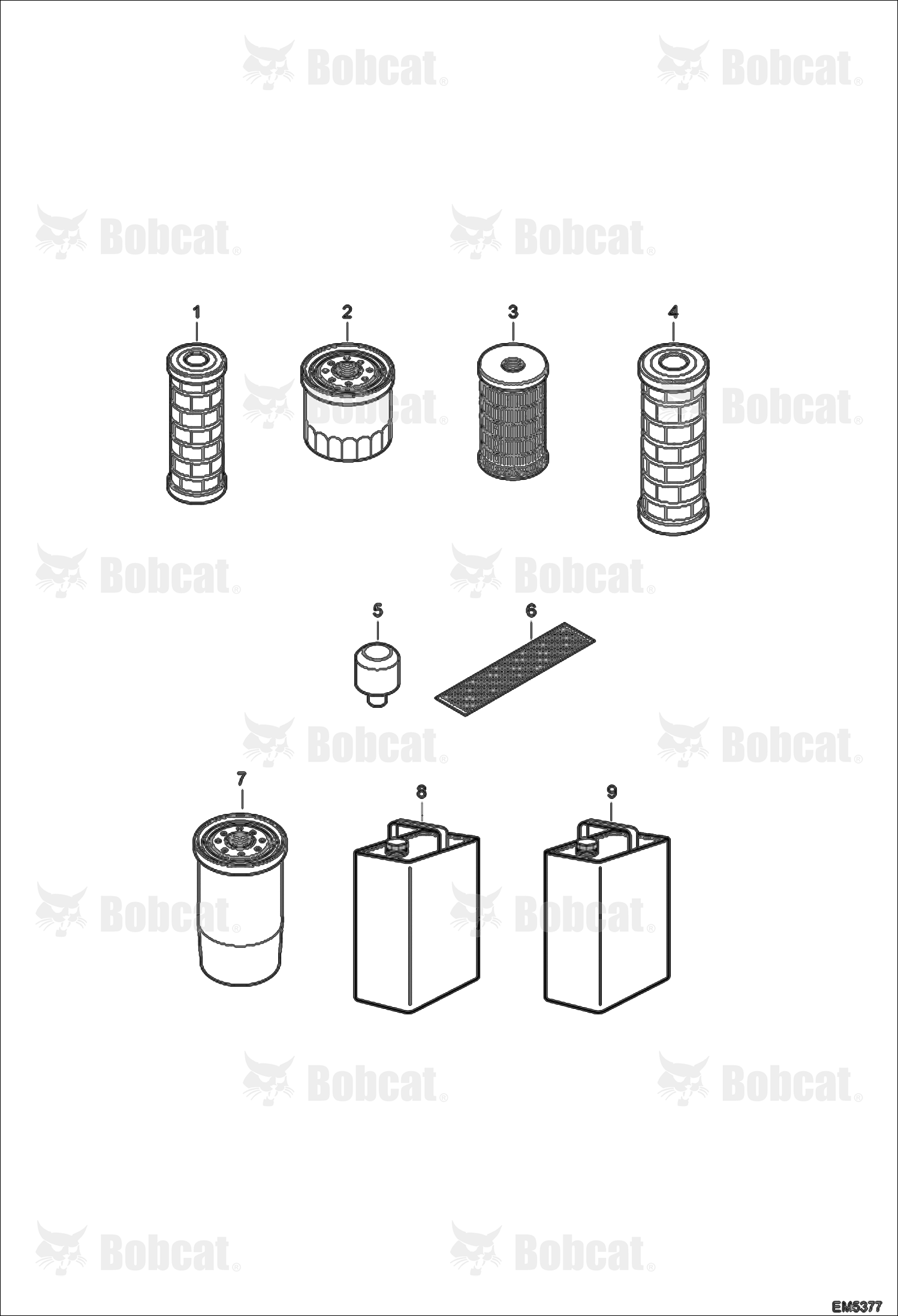 Scheduled Maintenance Items (Every 500 Hours)