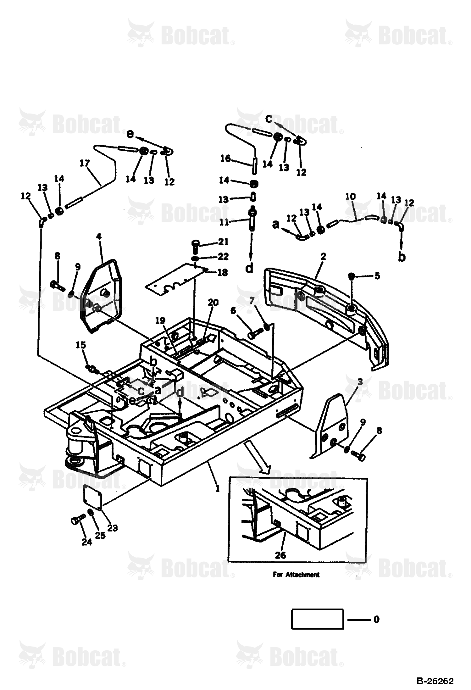 Revolving Frame (FOR BREAKER) (Komatsu S/N 13025 & Above)