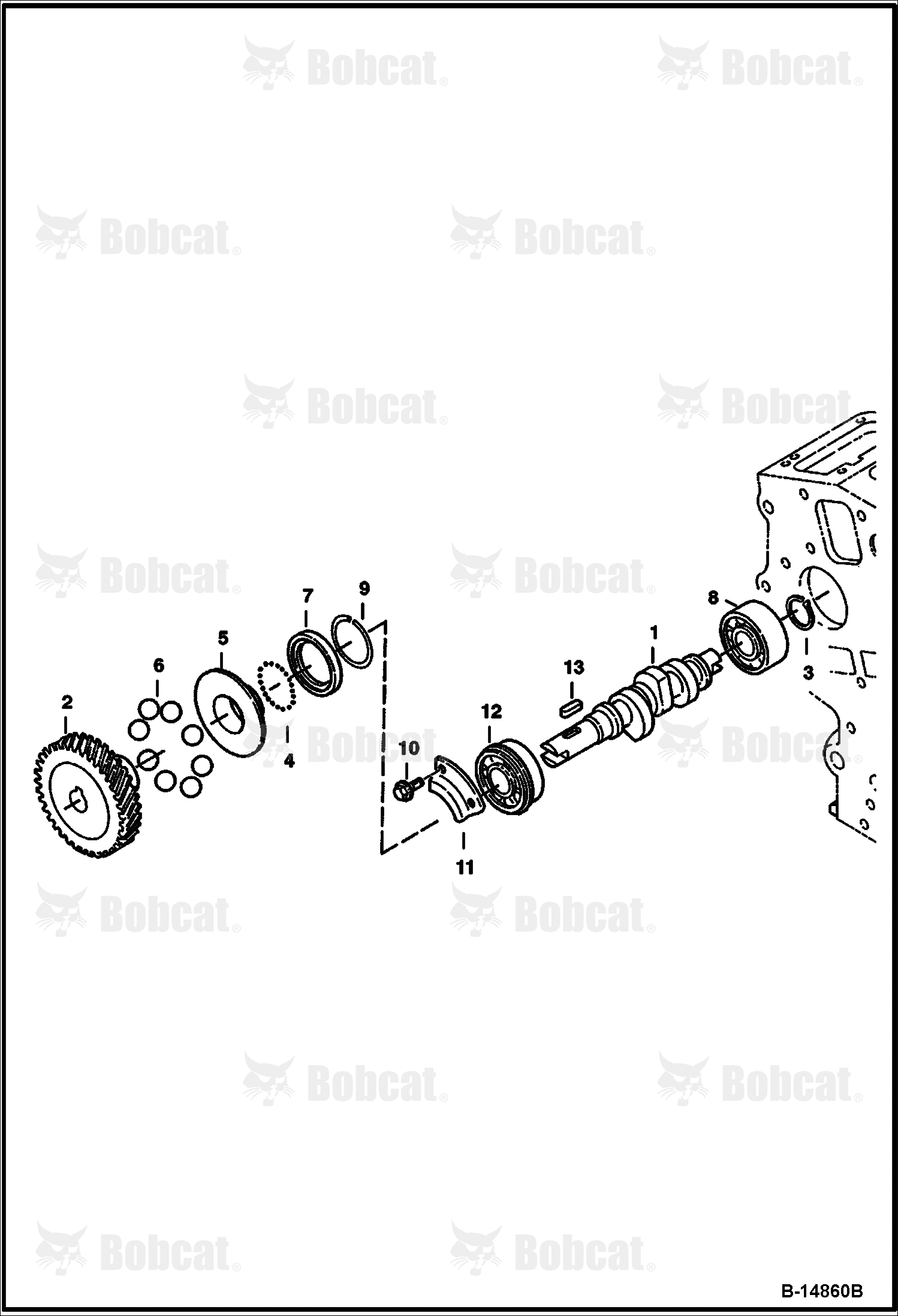 Fuel Camshaft (Kubota - D722-E3B-BC-6)(Tier IV Replacement)
