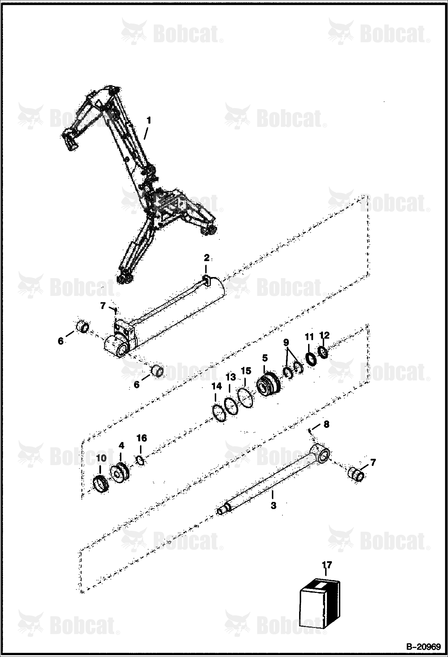 Boom Cylinder 570011001 - 570011038