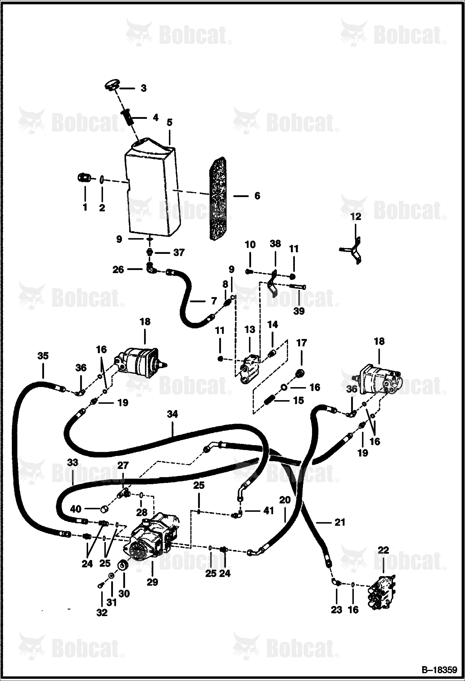 Hydrostatic Circuitry  504031104 & Above