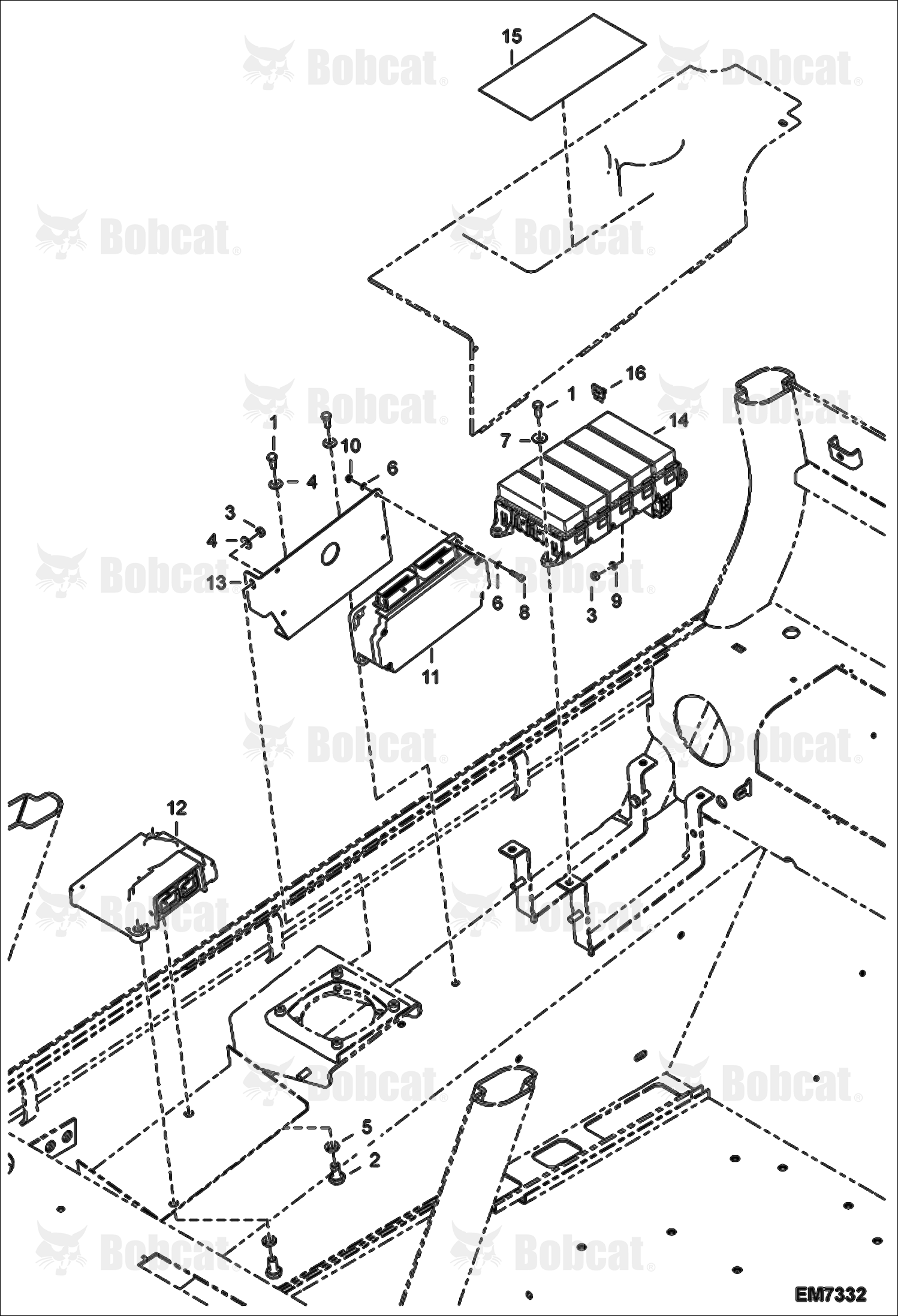 Transmission Control Installation  A8GJ12001 & Above, A8GV12001 & Above