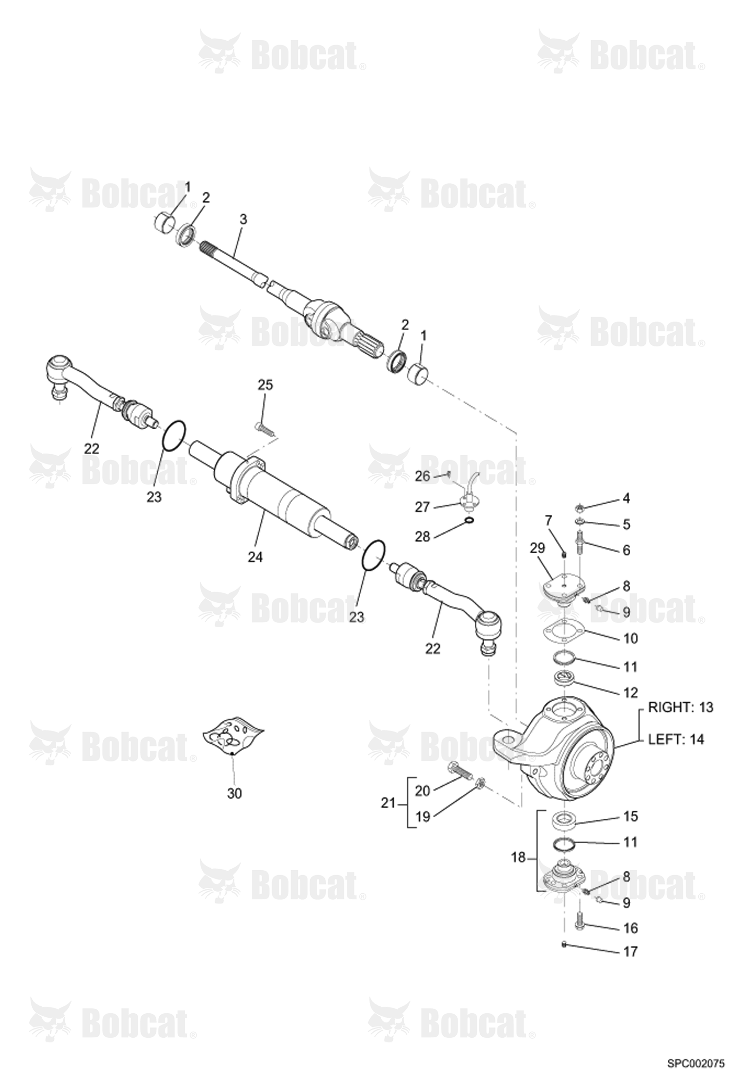 Steering - Front Axle  364612001 - 364612500, 364712001 - 364712500