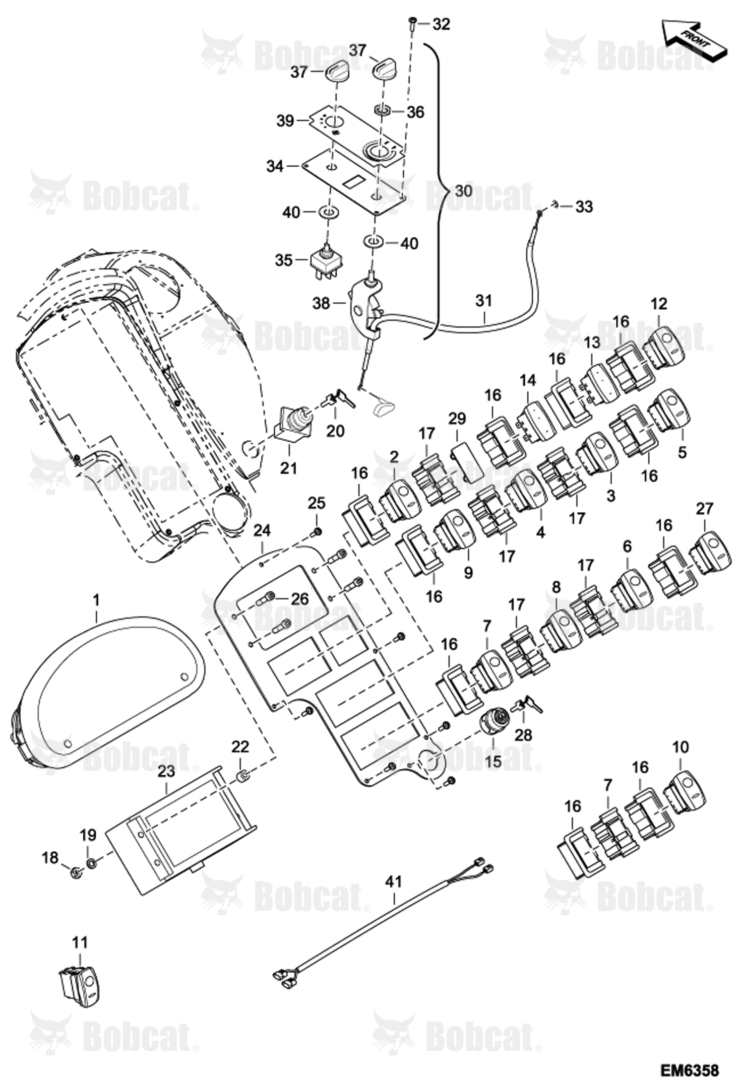 Instrument Panel A8GA13000 - A8GA14999, A8GB13000 - A8GB14999