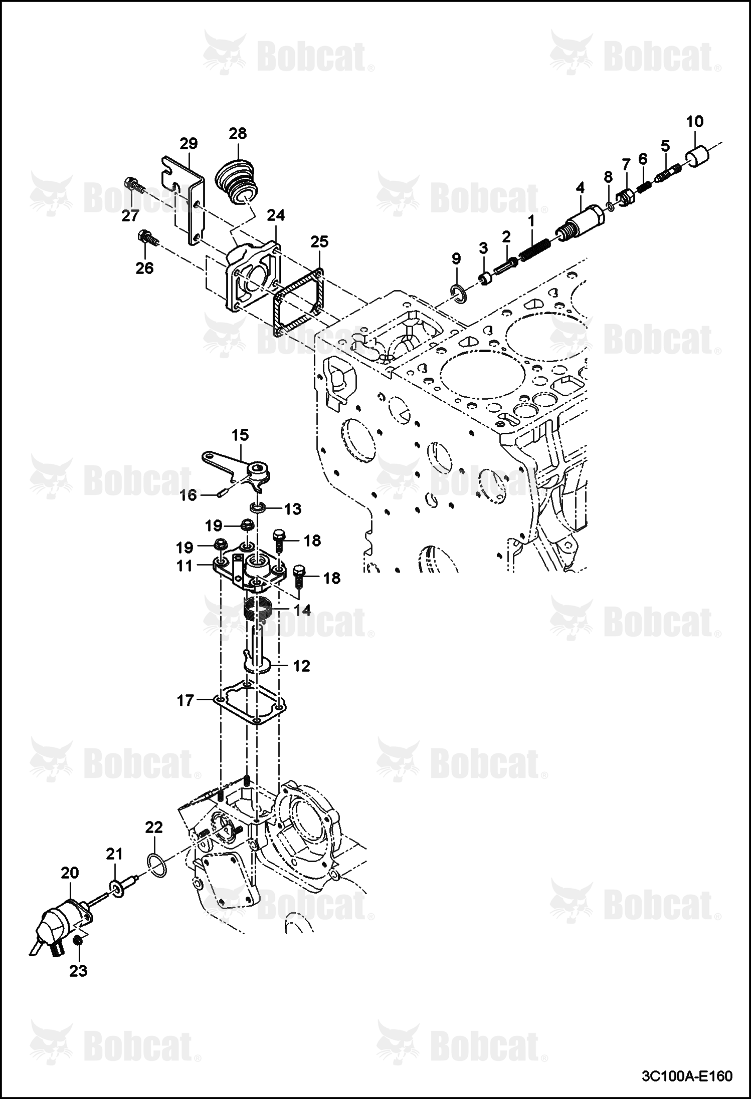 Engine Stop Lever Group