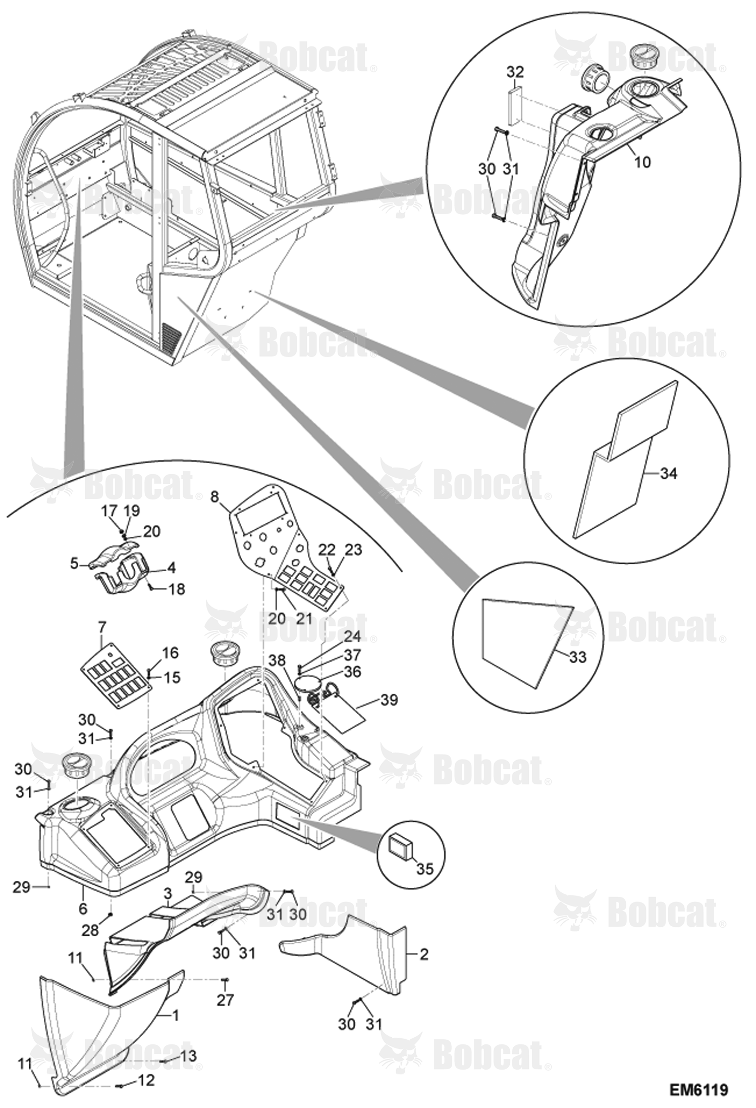 Operator CAB (Interior Cowling)