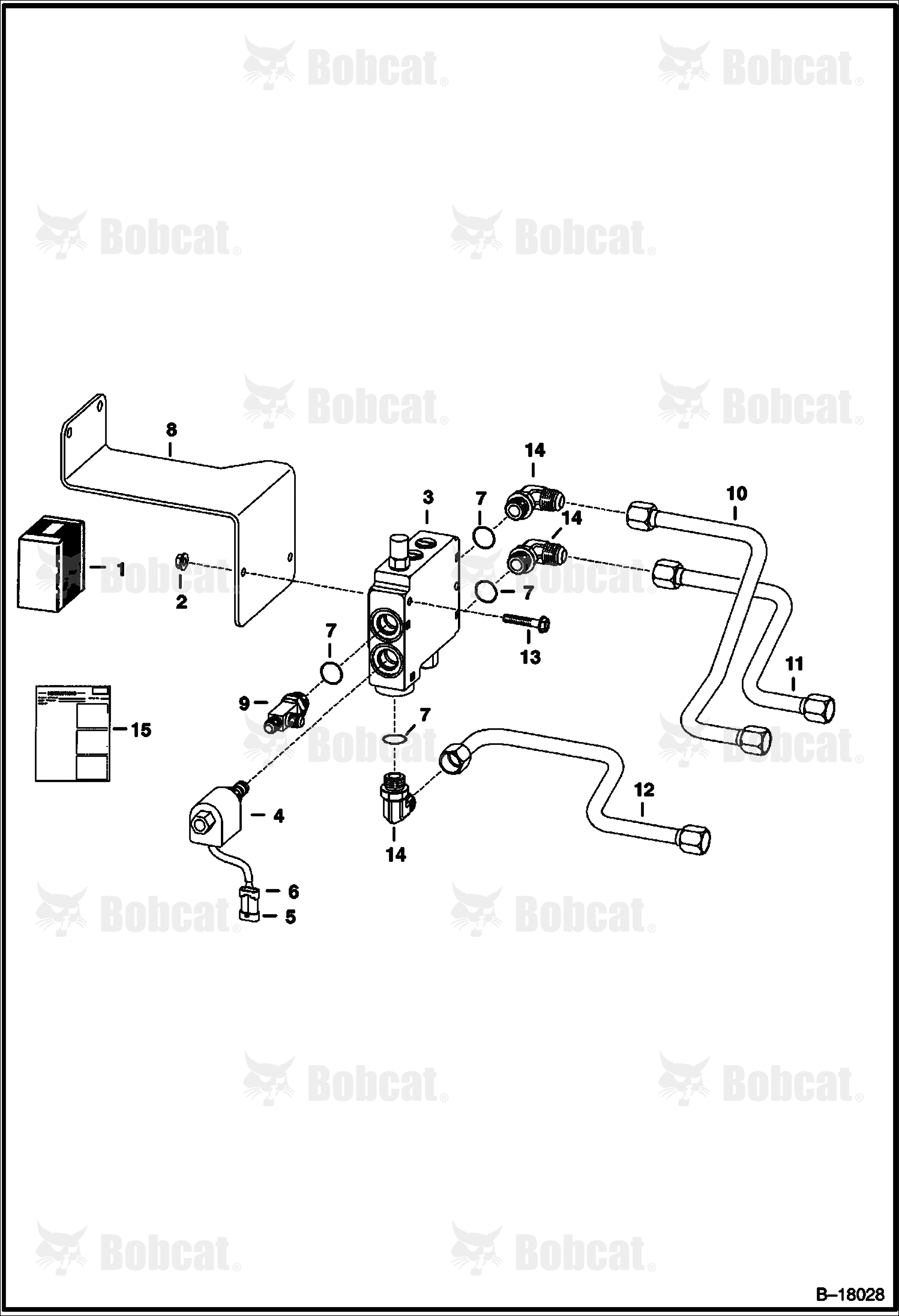 Bucket Positioning Kit 518915001 - 518915181, 516815001 - 516815031, 517515001 - 517515005
