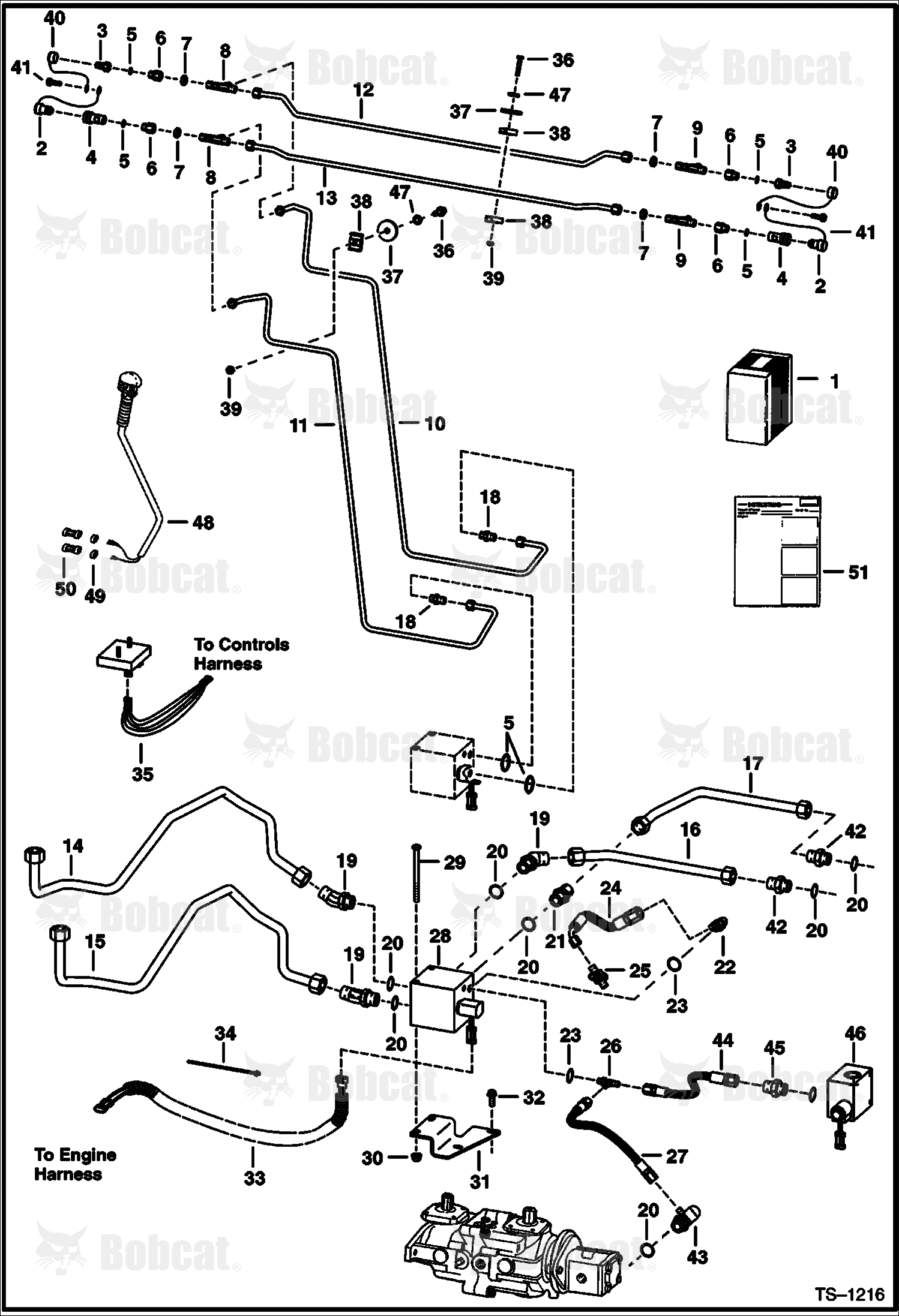 Rear Auxiliary (W/Poppet Couplers)  509635001 - 509639189, 509616001 - 509616446