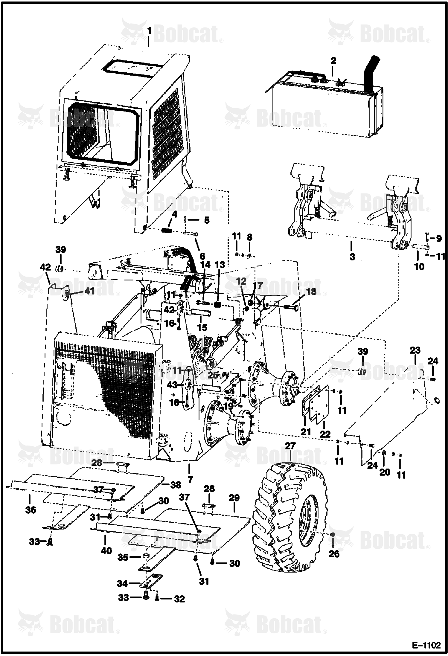 Main Frame & Attaching Parts