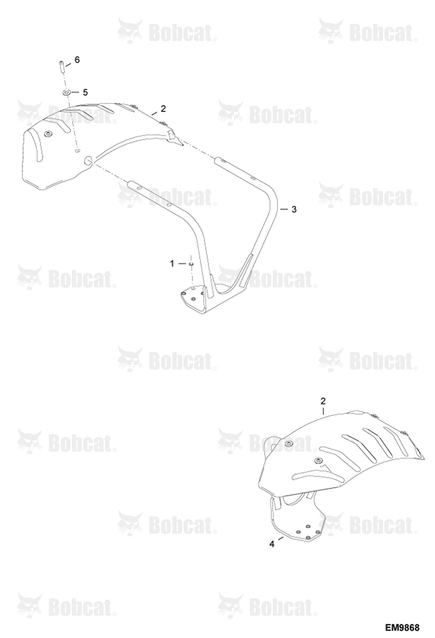 Mudguard  A8GA15119 & Above, A8GB15237 & Above