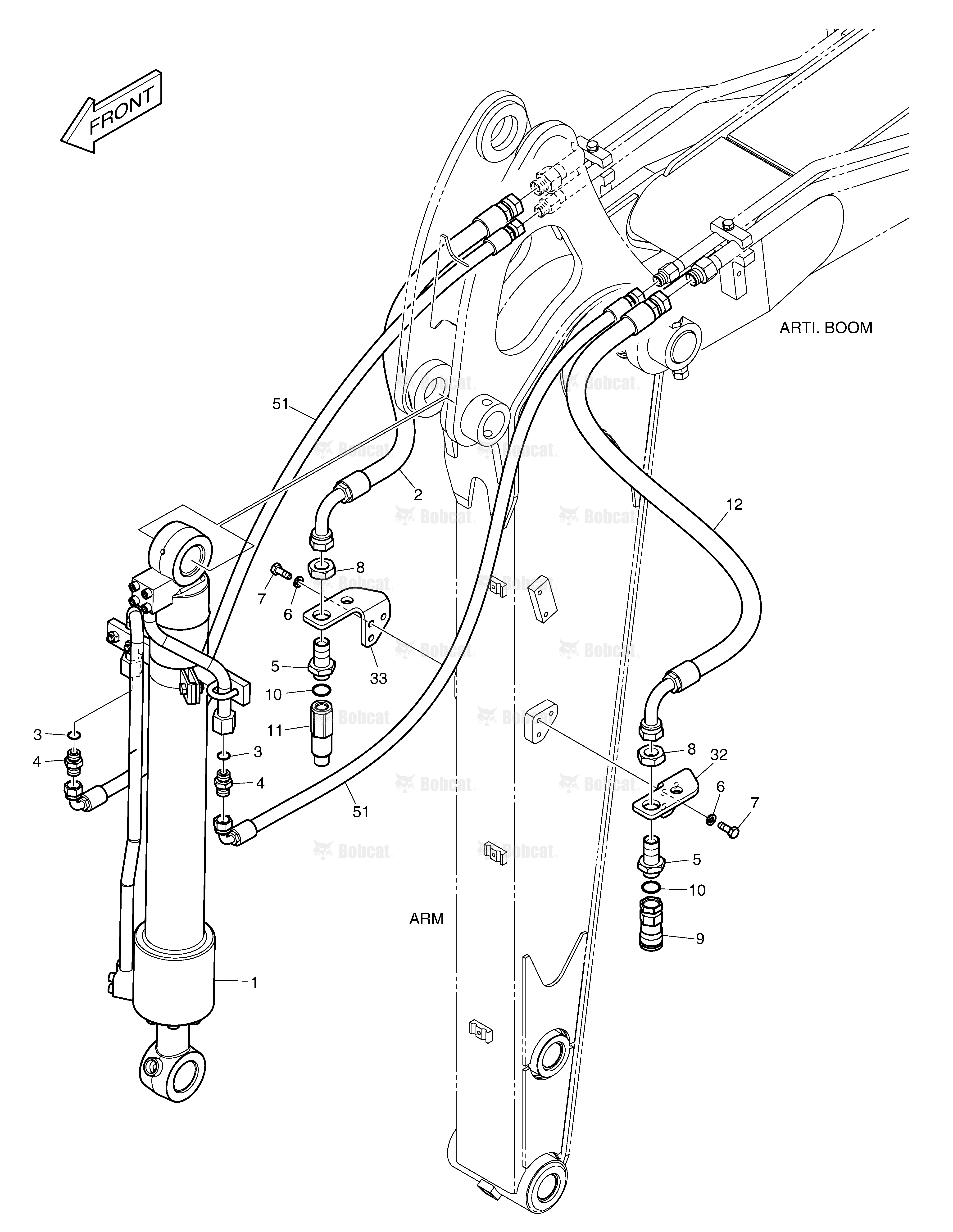 Articulated Boom (Arm Piping)