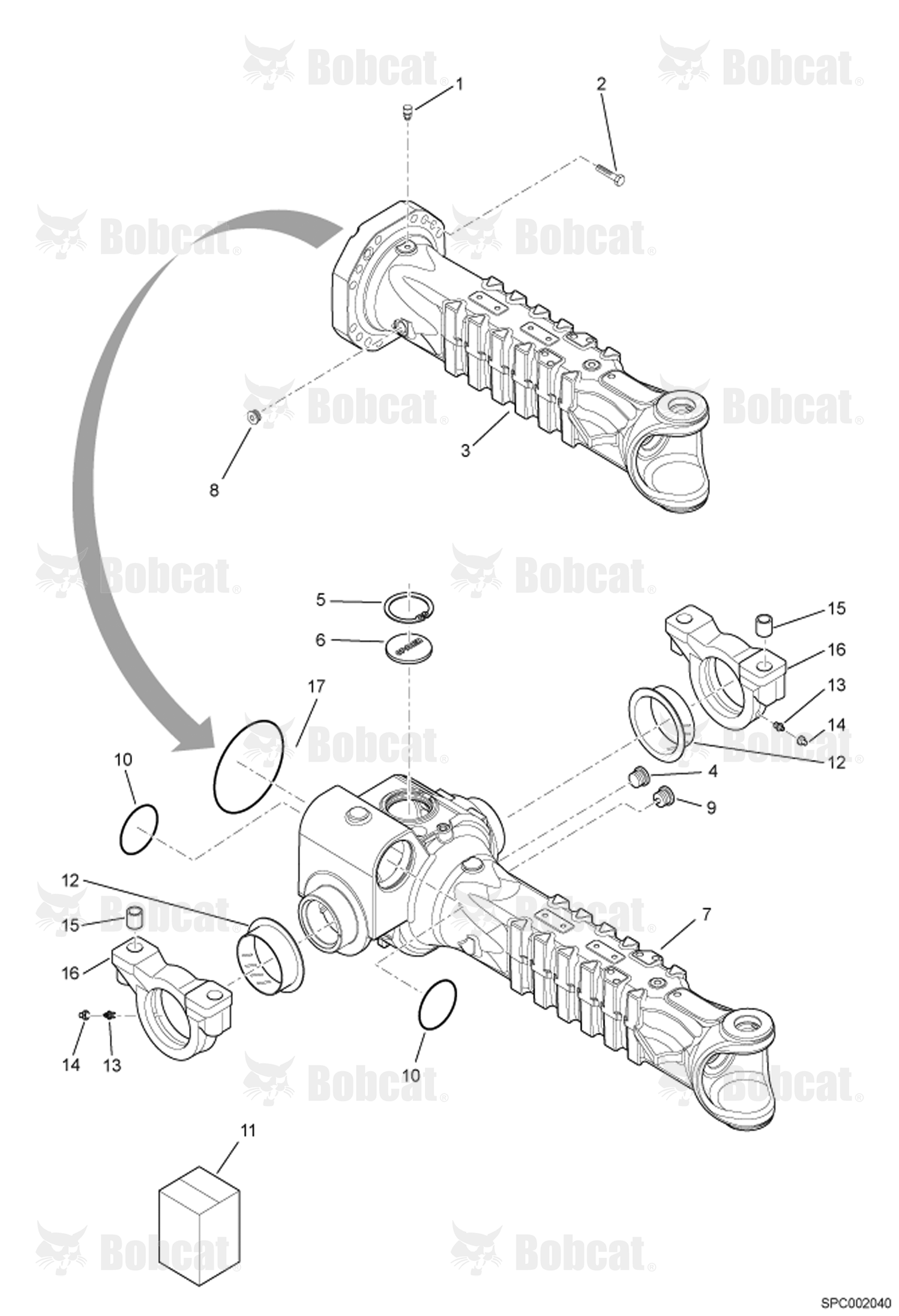 Housing - Rear Axle (Assy #6914475)