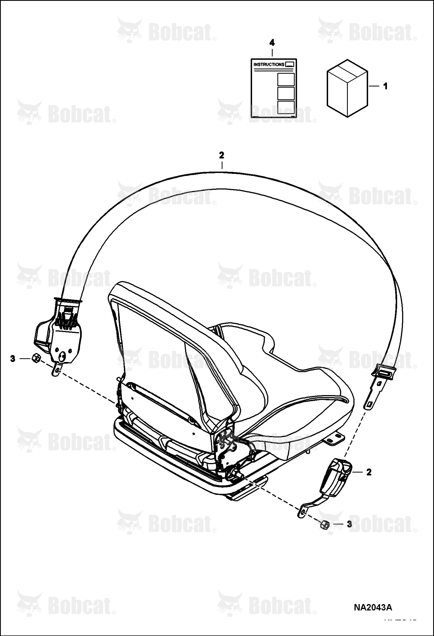 Seat Belt - 2" (Retractable)