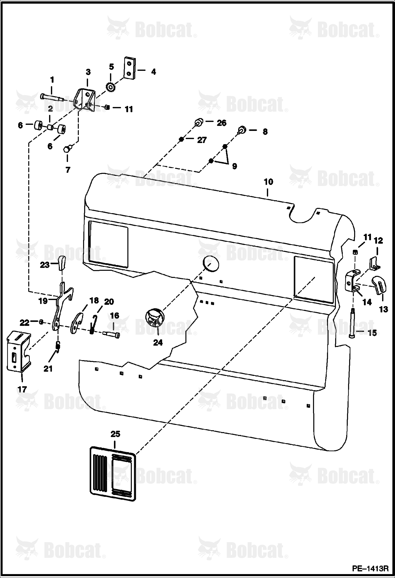 Rear Door  516313551 & Above, 516415035 & Above