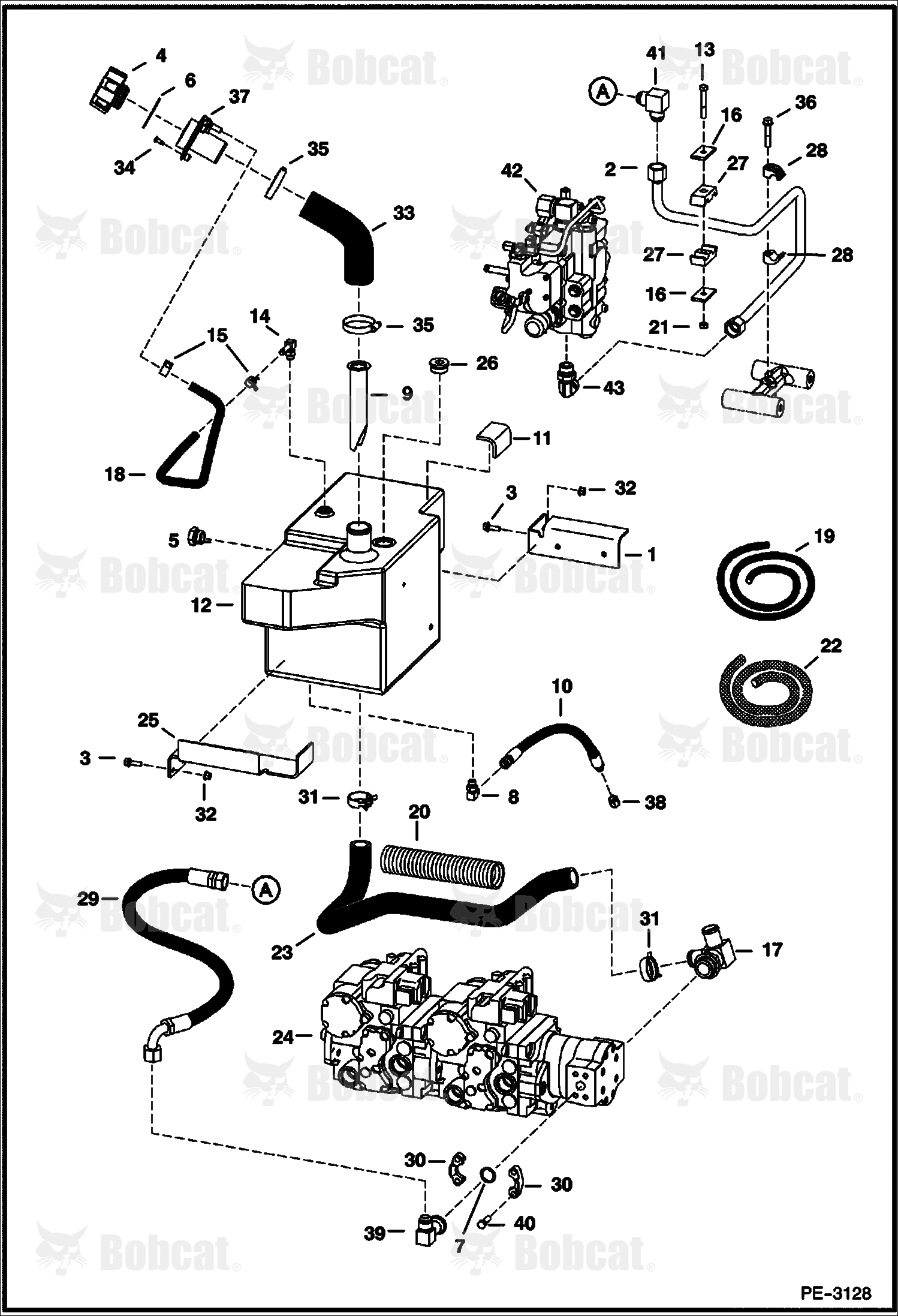 Hydrostatic Circuitry (W/Tank) (W/SJC) 525815000 & Above, 525912000 & Above, 526016000 & Above, 526112000 & Above