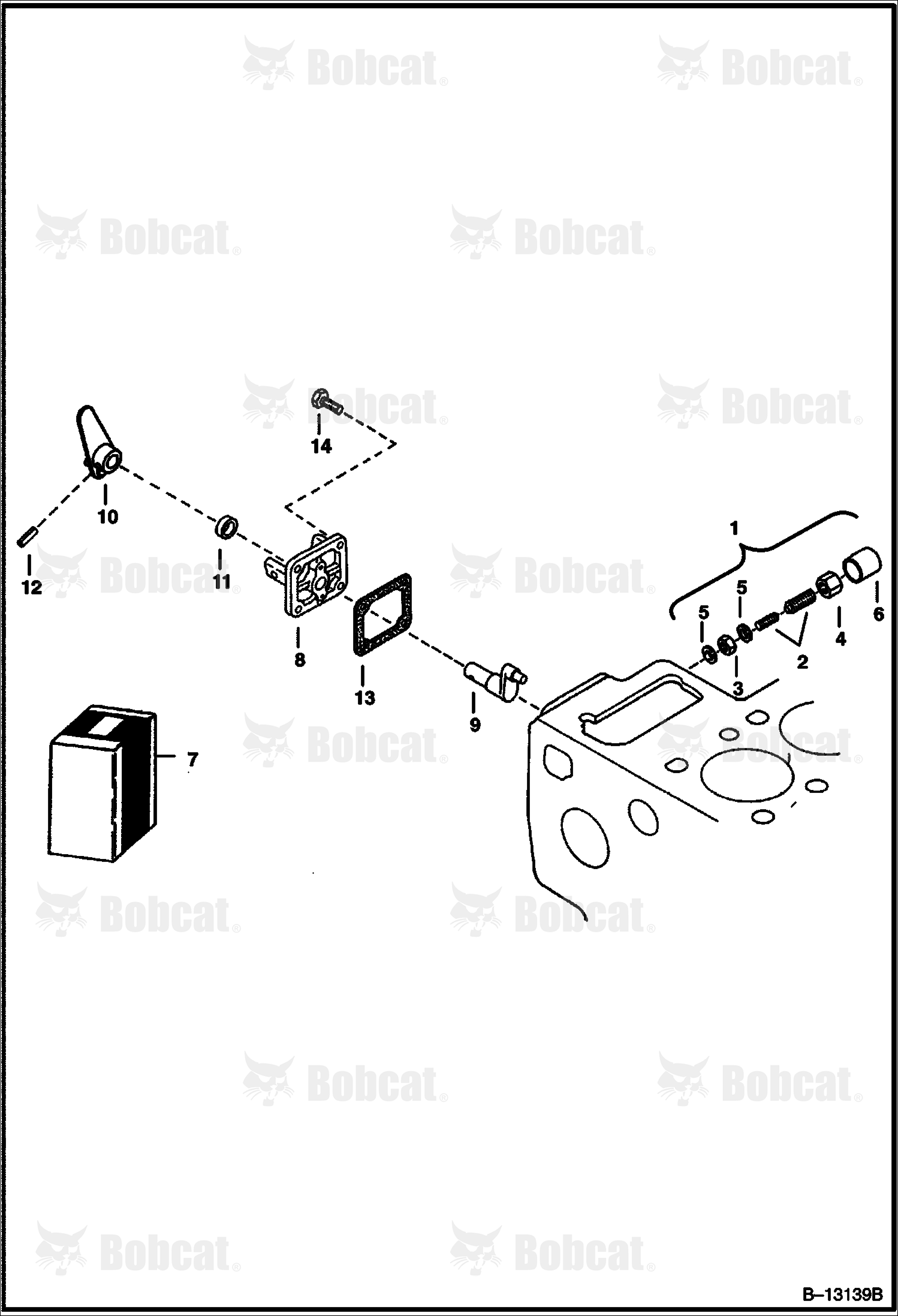 Engine Stop Lever (Kubota - V2203 2EB - Tier II Replacement)
