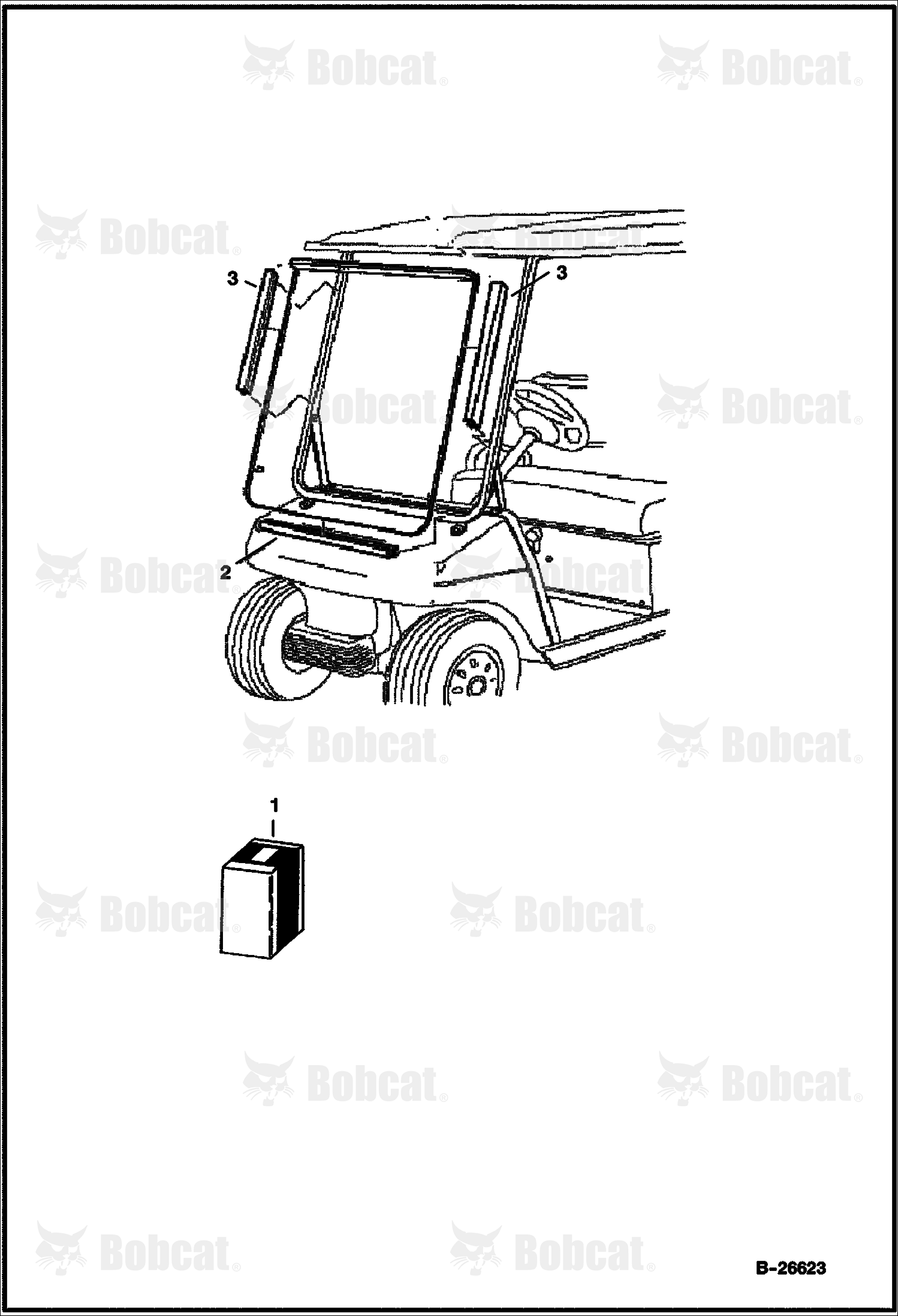 Windshield KIT, Solid