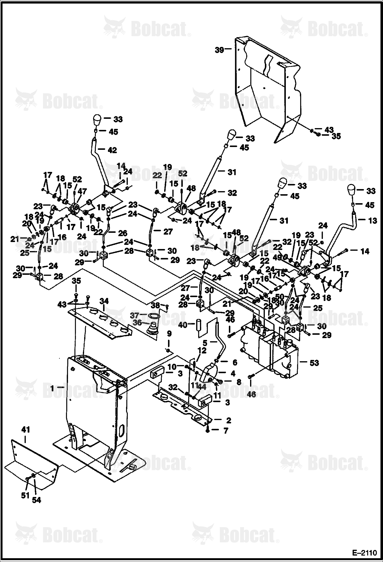 BOOM, ARM, BUCKET, Swivel & Travel Controls  508212952 & Above