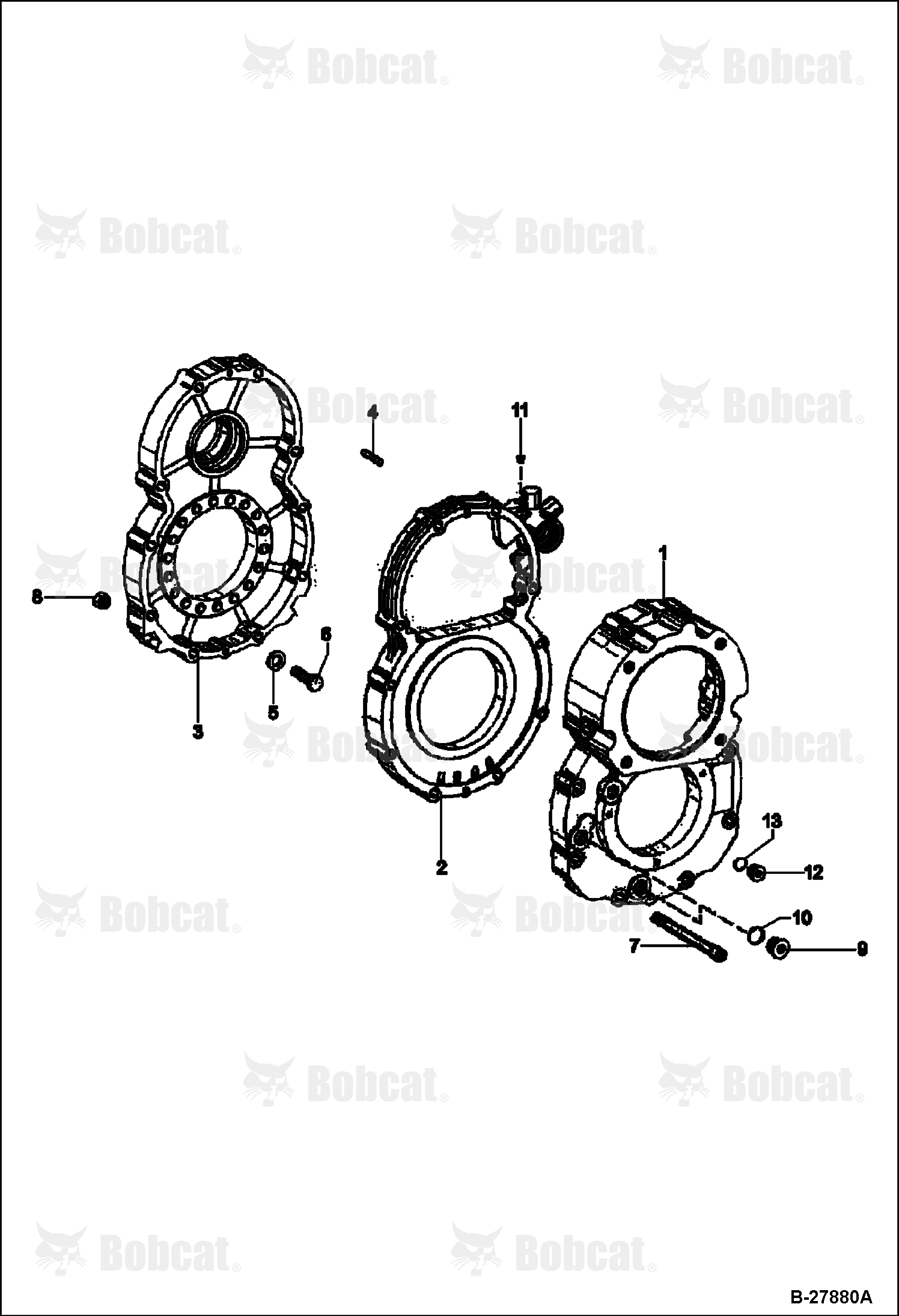 Reduction Gear Housing (Fast Travel)