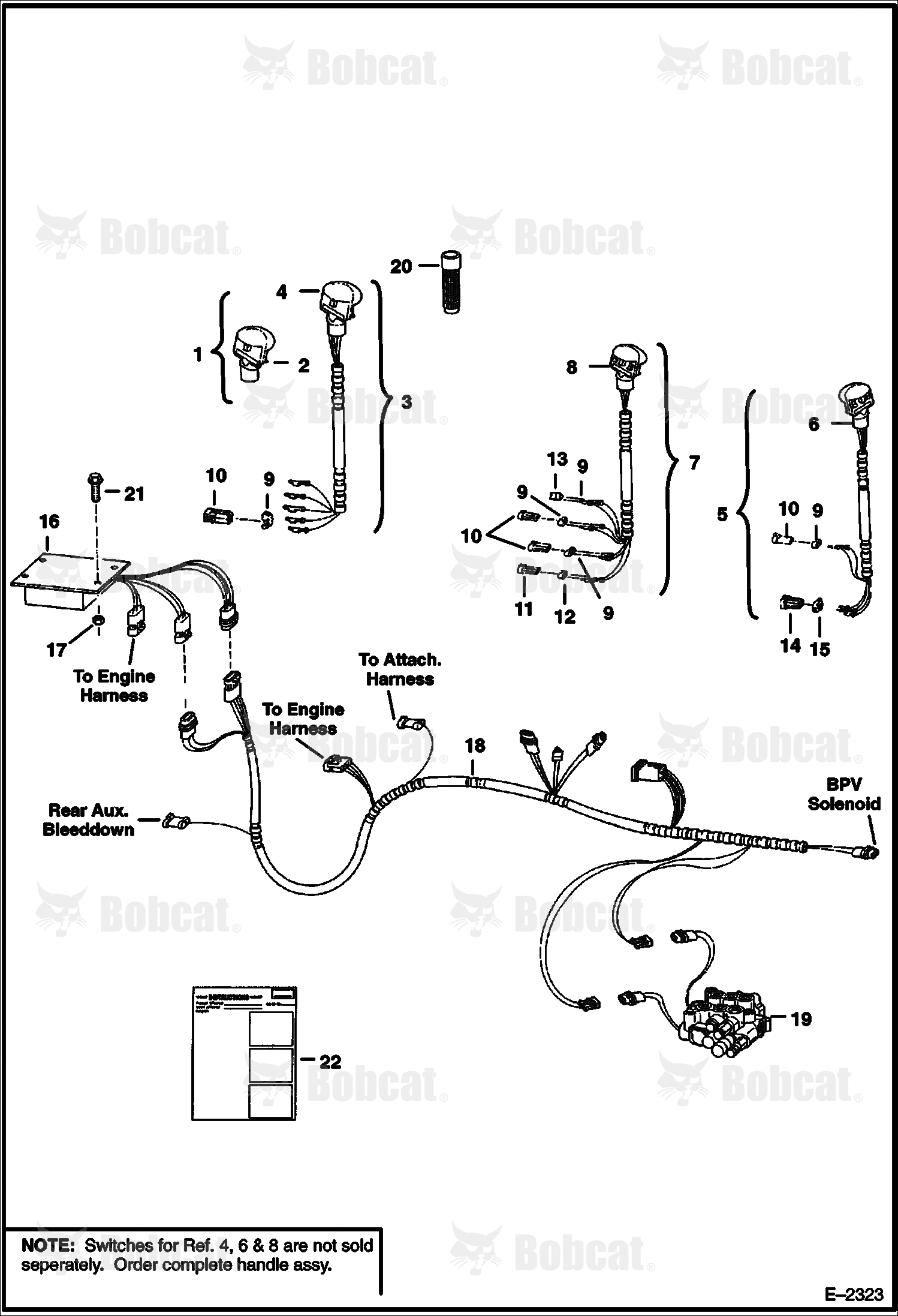 Electrical Controls Circuitry (For Proportional Auxiliaries) 514111443 - 514139999, 514211105 - 514239999
