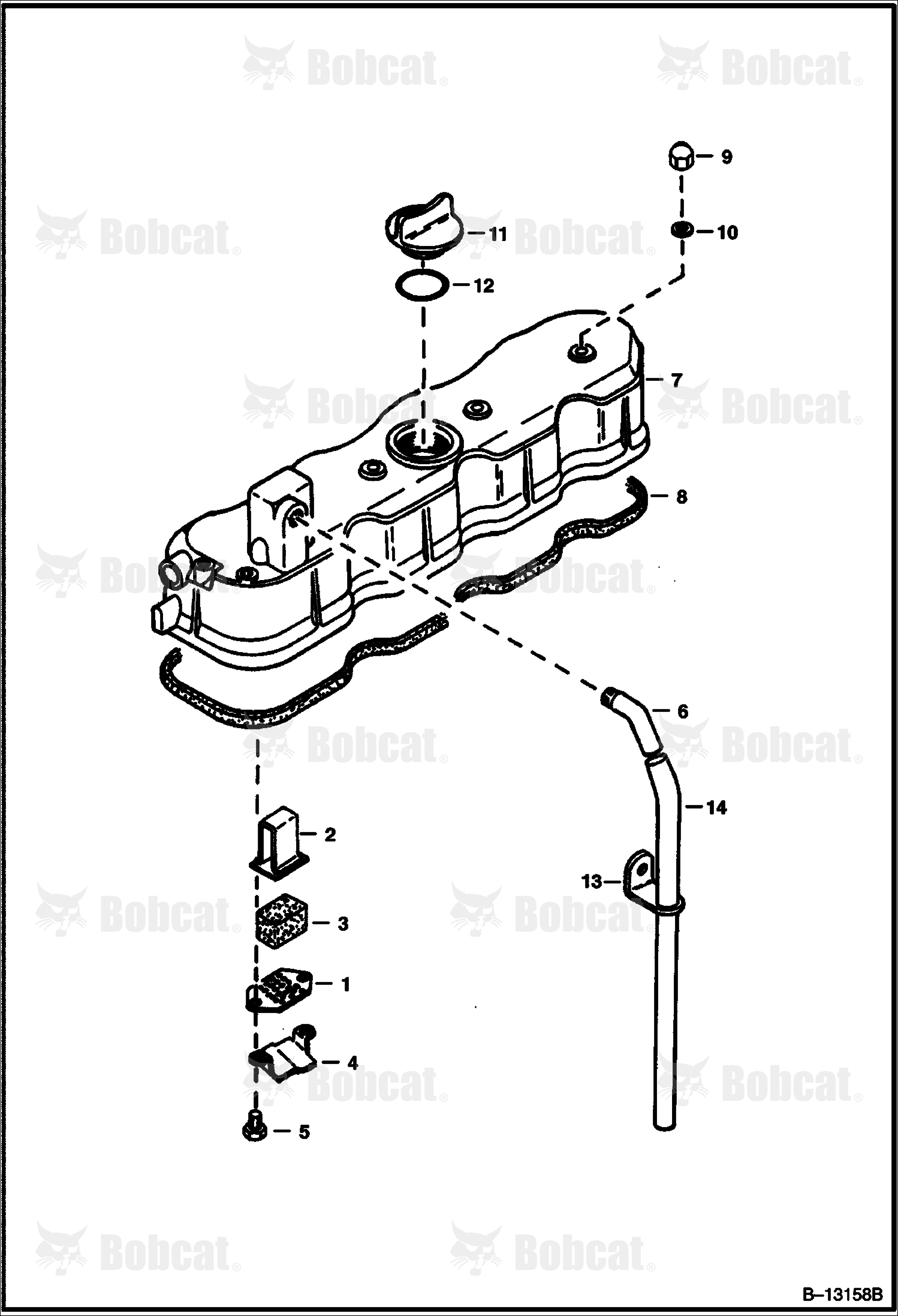 Rocker Arm Cover (Kubota - V2003-T-2EB - Tier II Replacement)