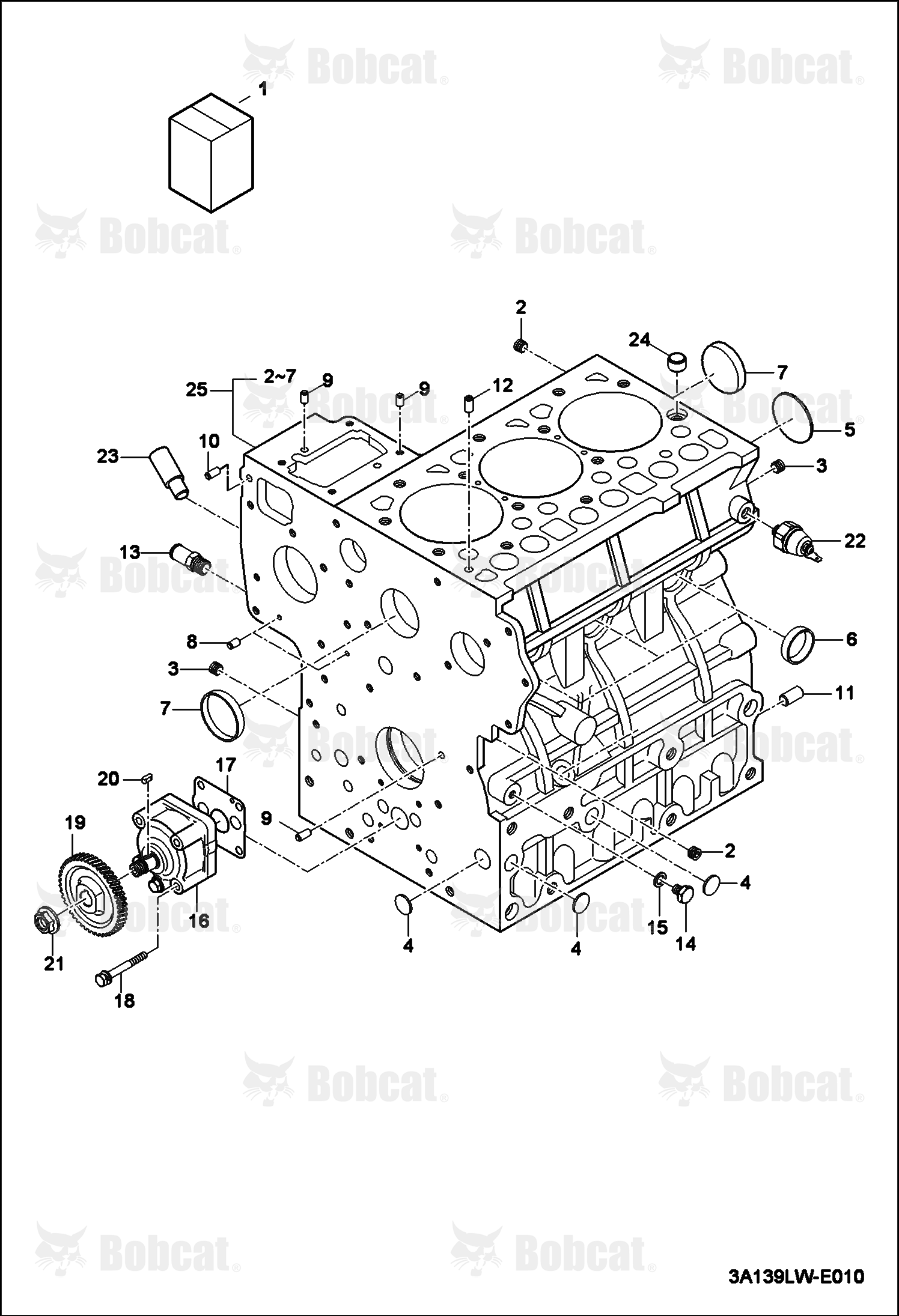 Cylinder Block Group  ABFJ11001 & Above