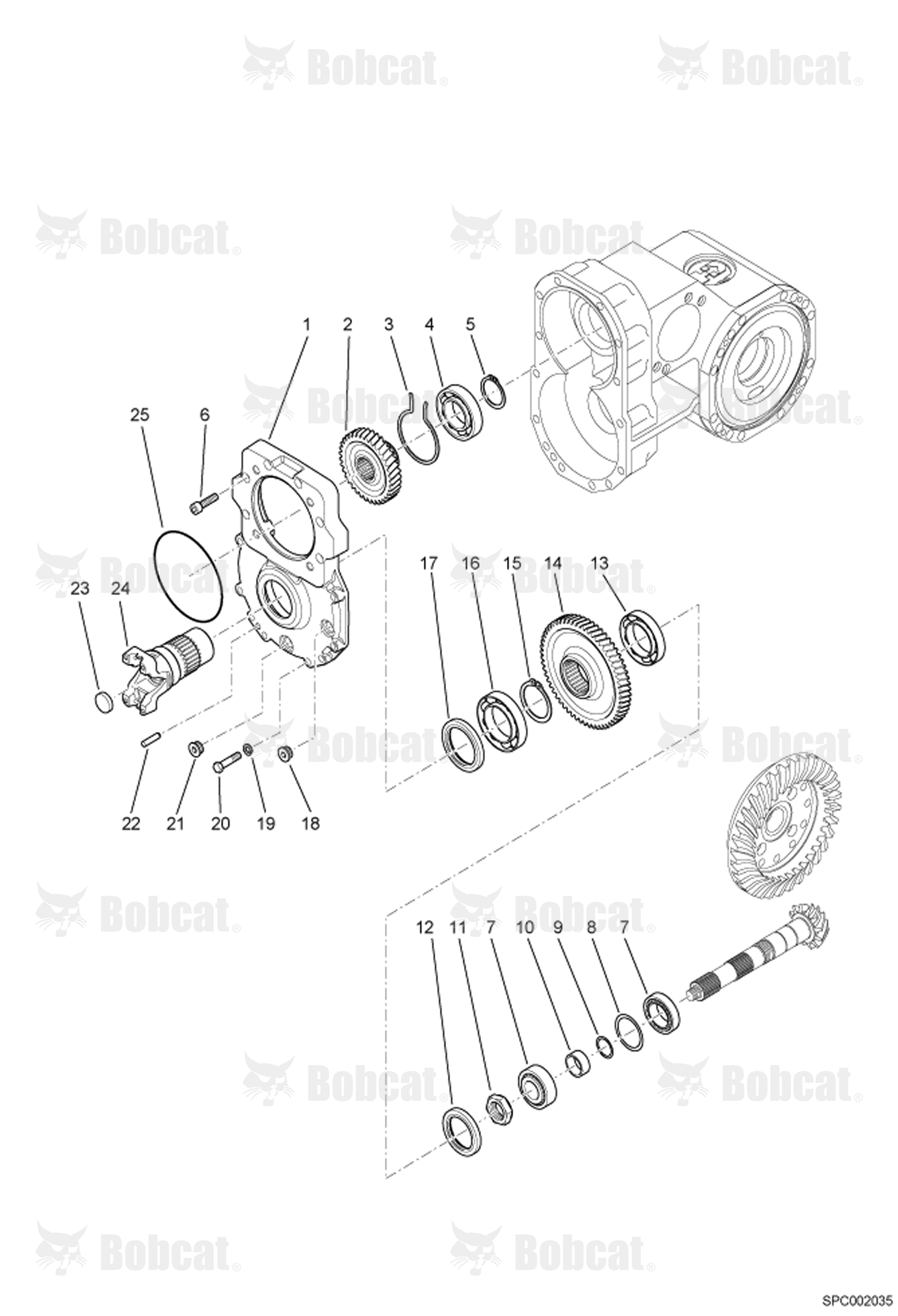 Reducer Box - Front Axle