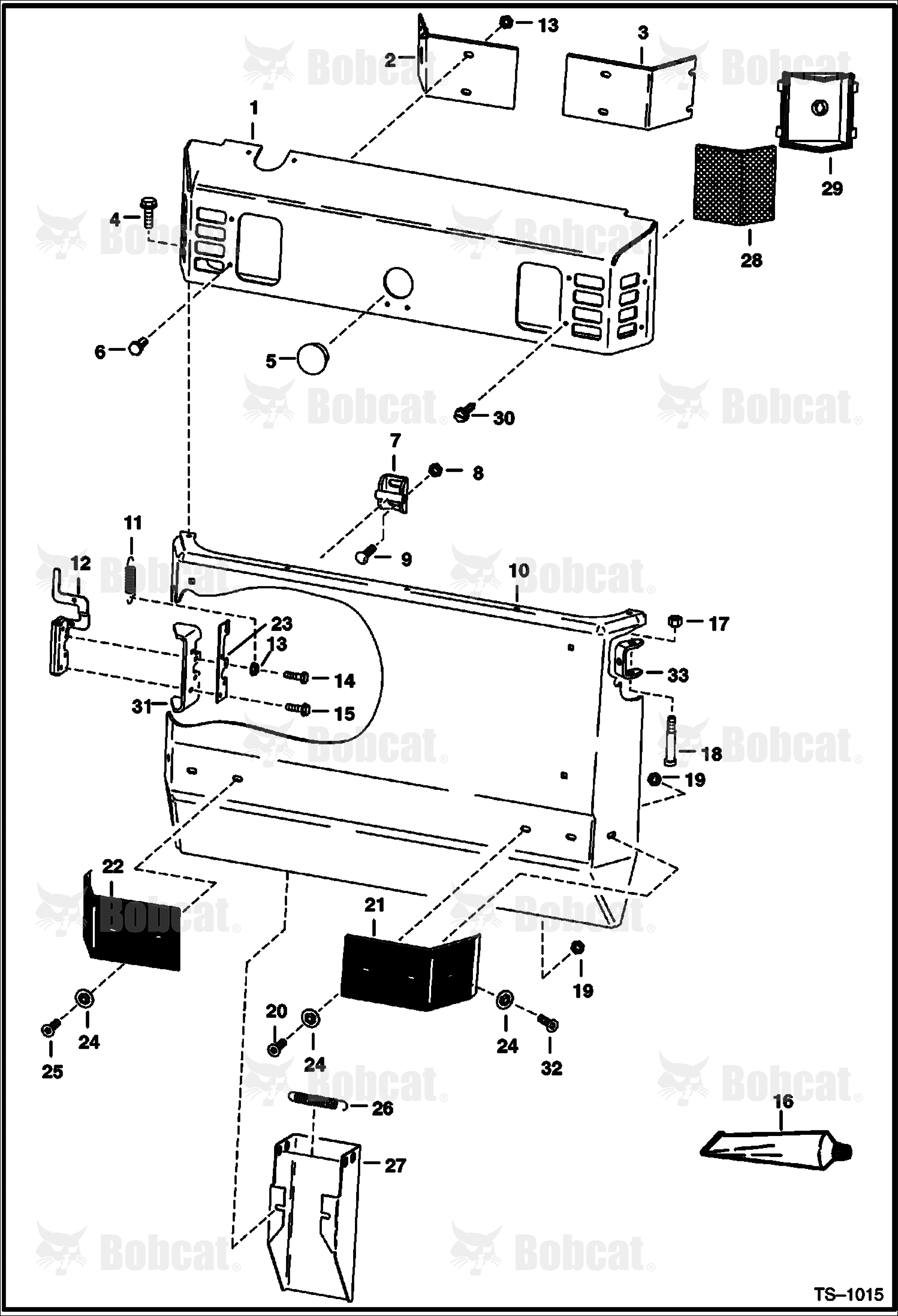 Rear Door (Two Piece)  512225975 & Below, 512441137 & Below, 512612658 & Below