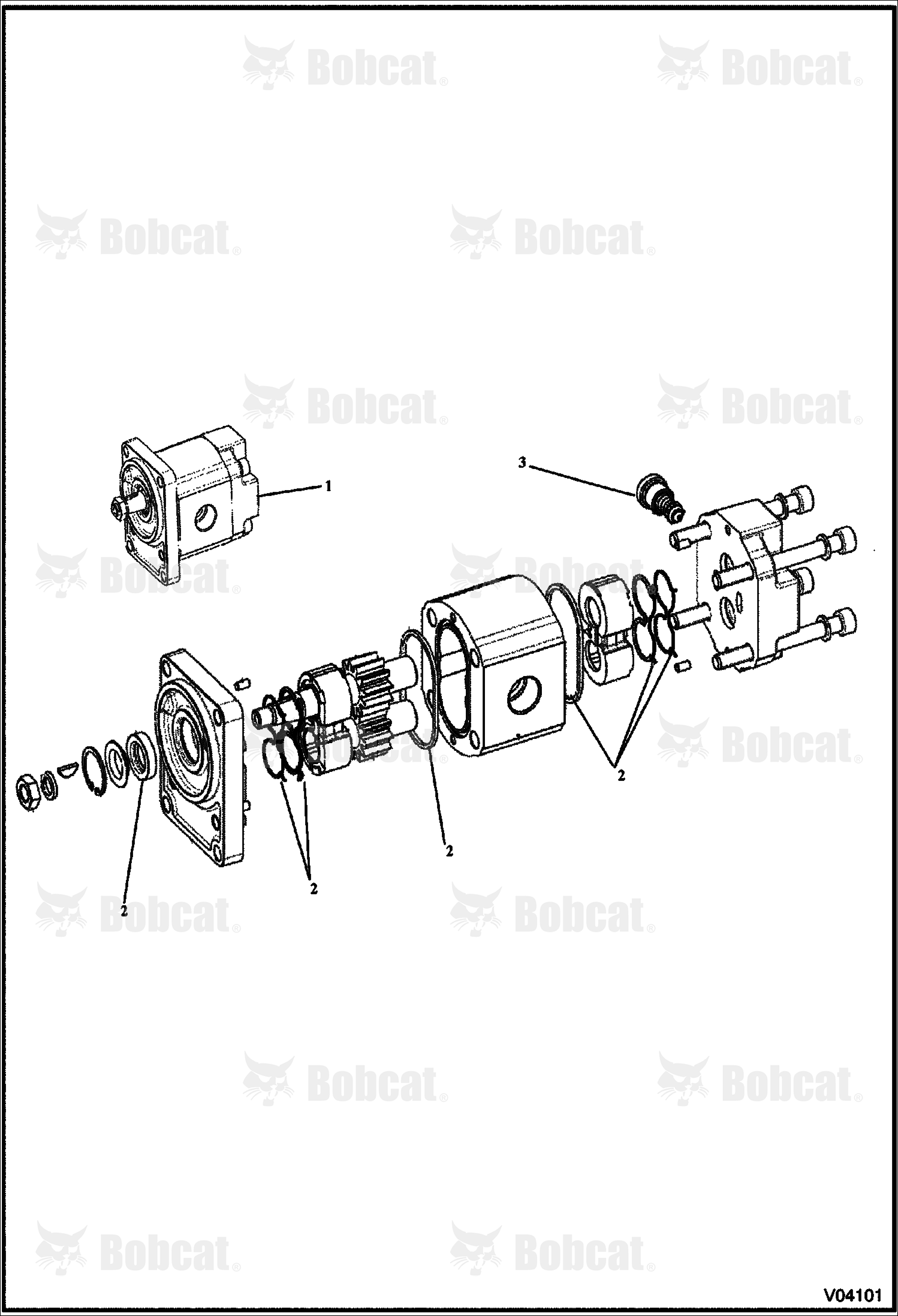 Hydraulic Motor 367013501 & Above, 367312501 & Above