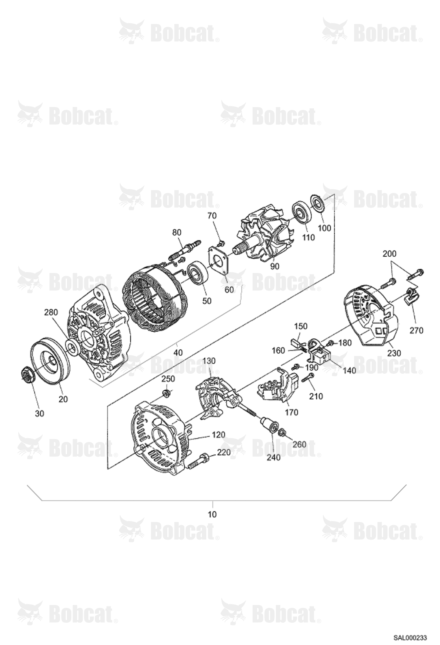 Alternator (COMPONENT PARTS)