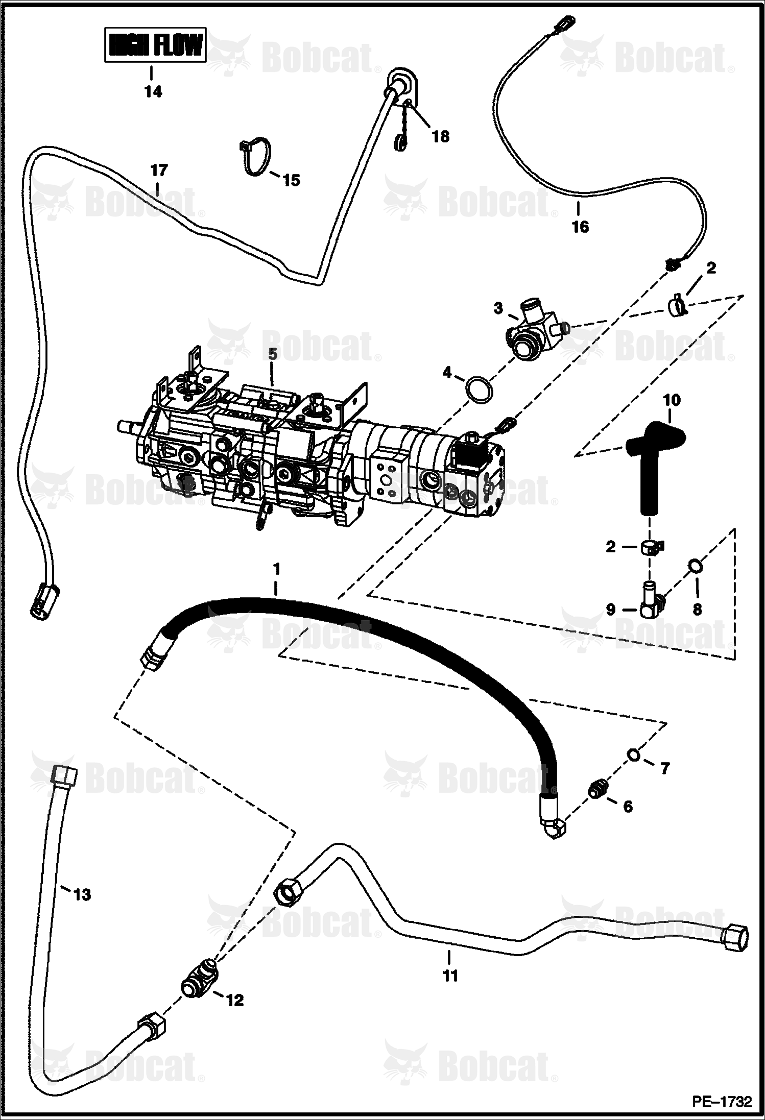 High Flow Hydraulics  521313913 & Above, 521411181 & Above, 521512100 & Above, 521611030 & Above, 526011001 - 526016699, 526111001 - 526112199, 525811001 - 525815599, 525911001 - 525912049, 525912068 - 525912199