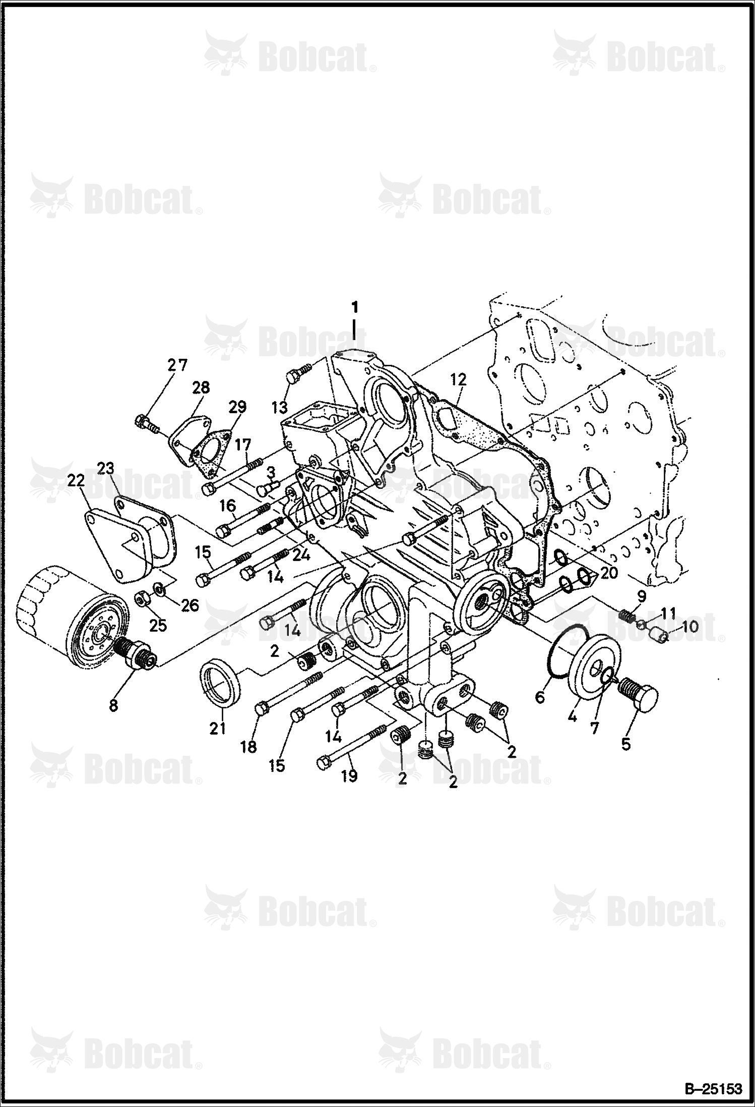 Gear Case (Kubota D722-E2B-BC-1)