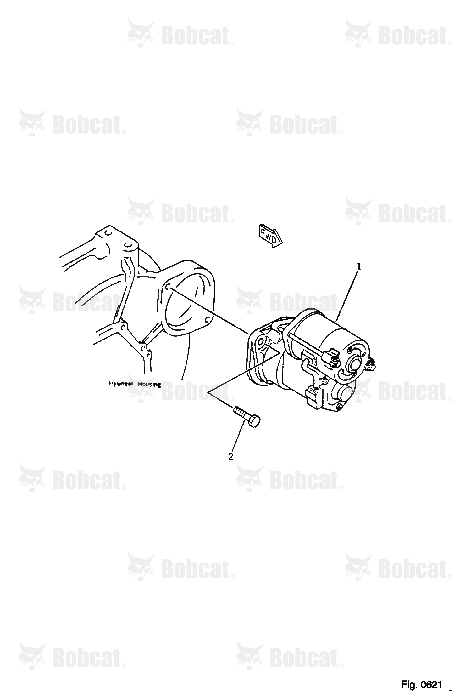 Starting Motor and Mounting