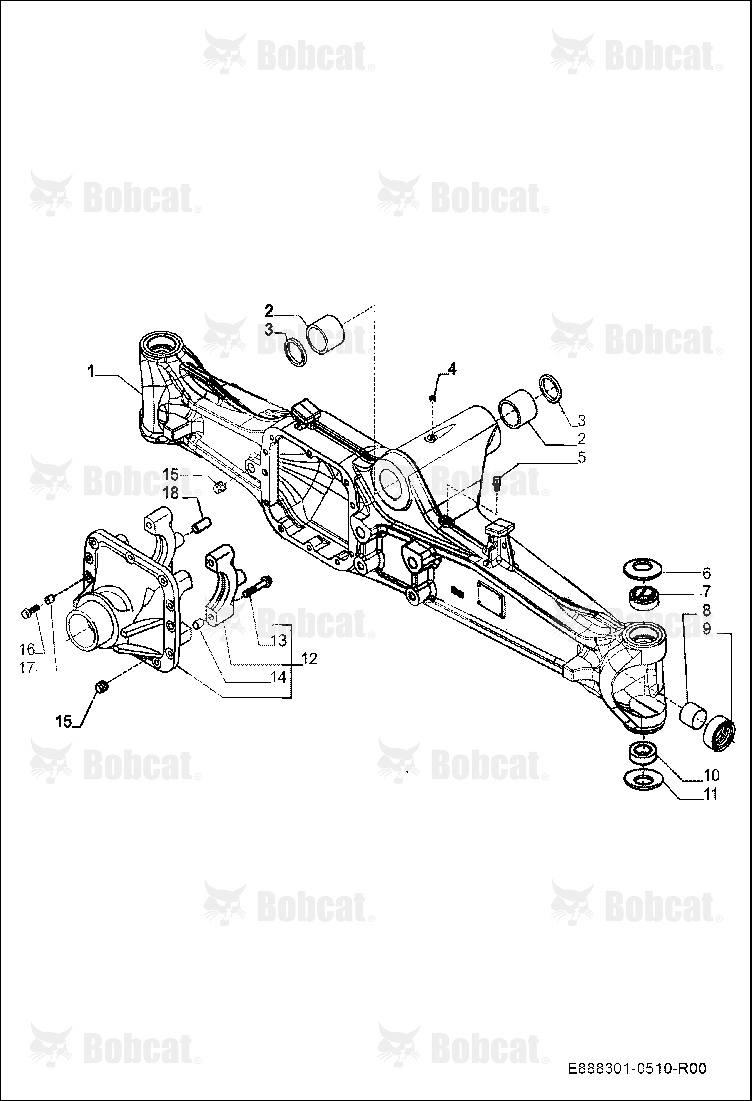 Front Axle - Axle Housing
