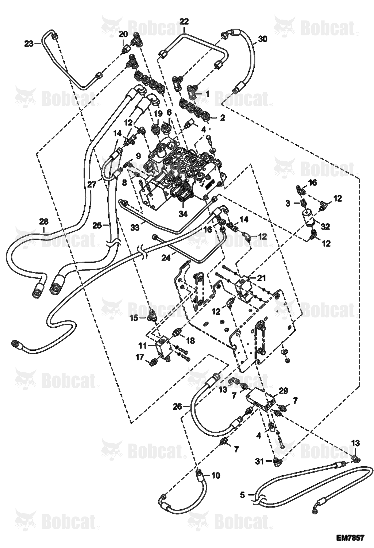 Hydraulic Control Valve Installation