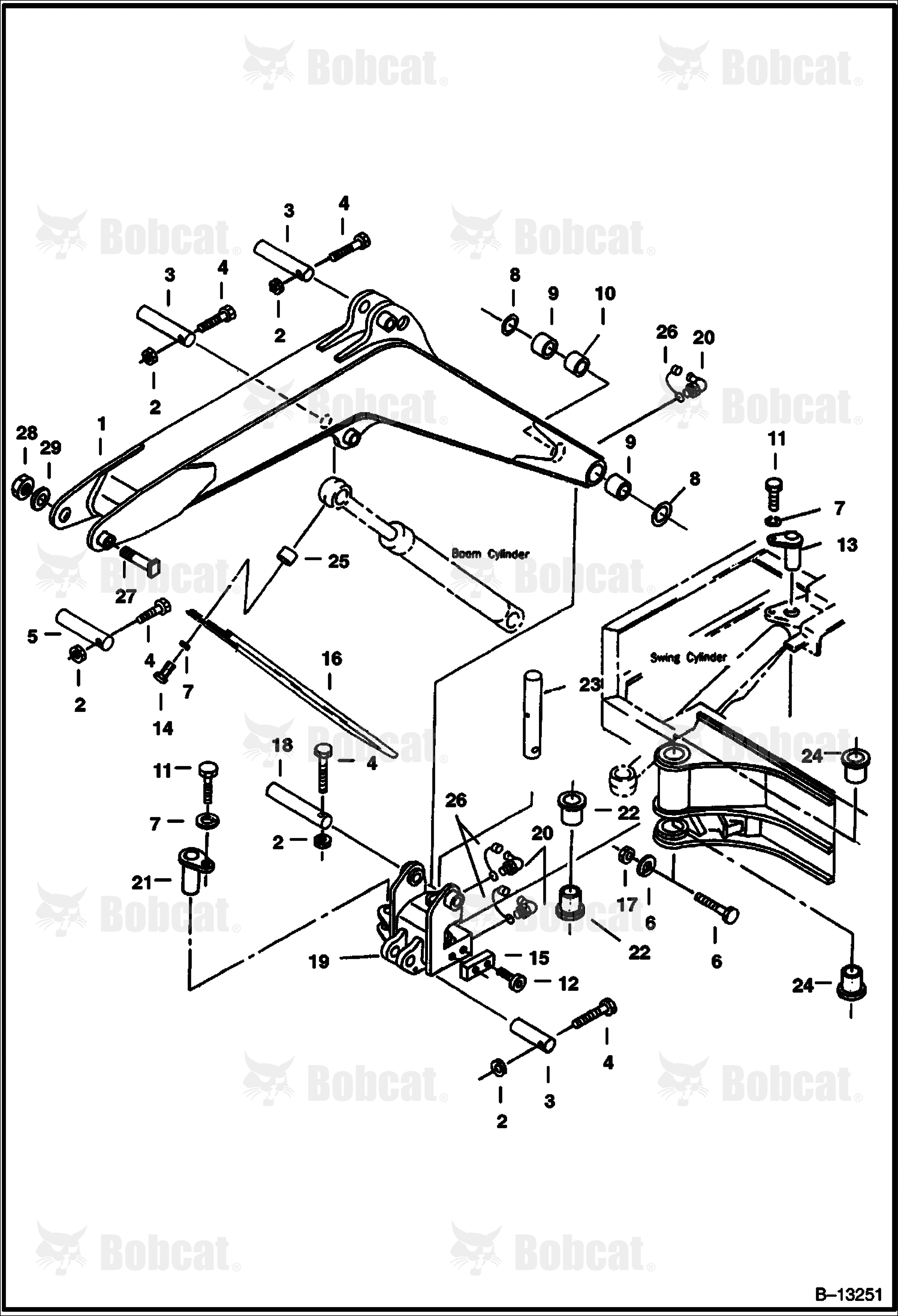 Swing Bracket & Boom