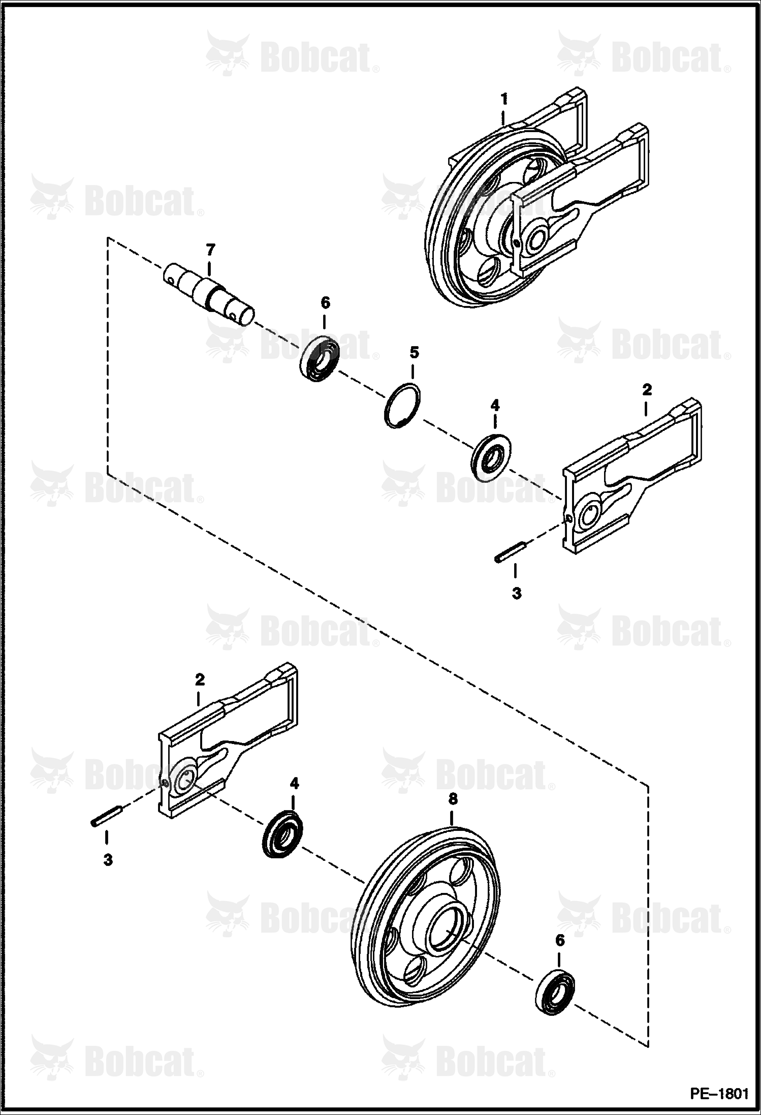 Front Idler (W/ Holes In Idler)