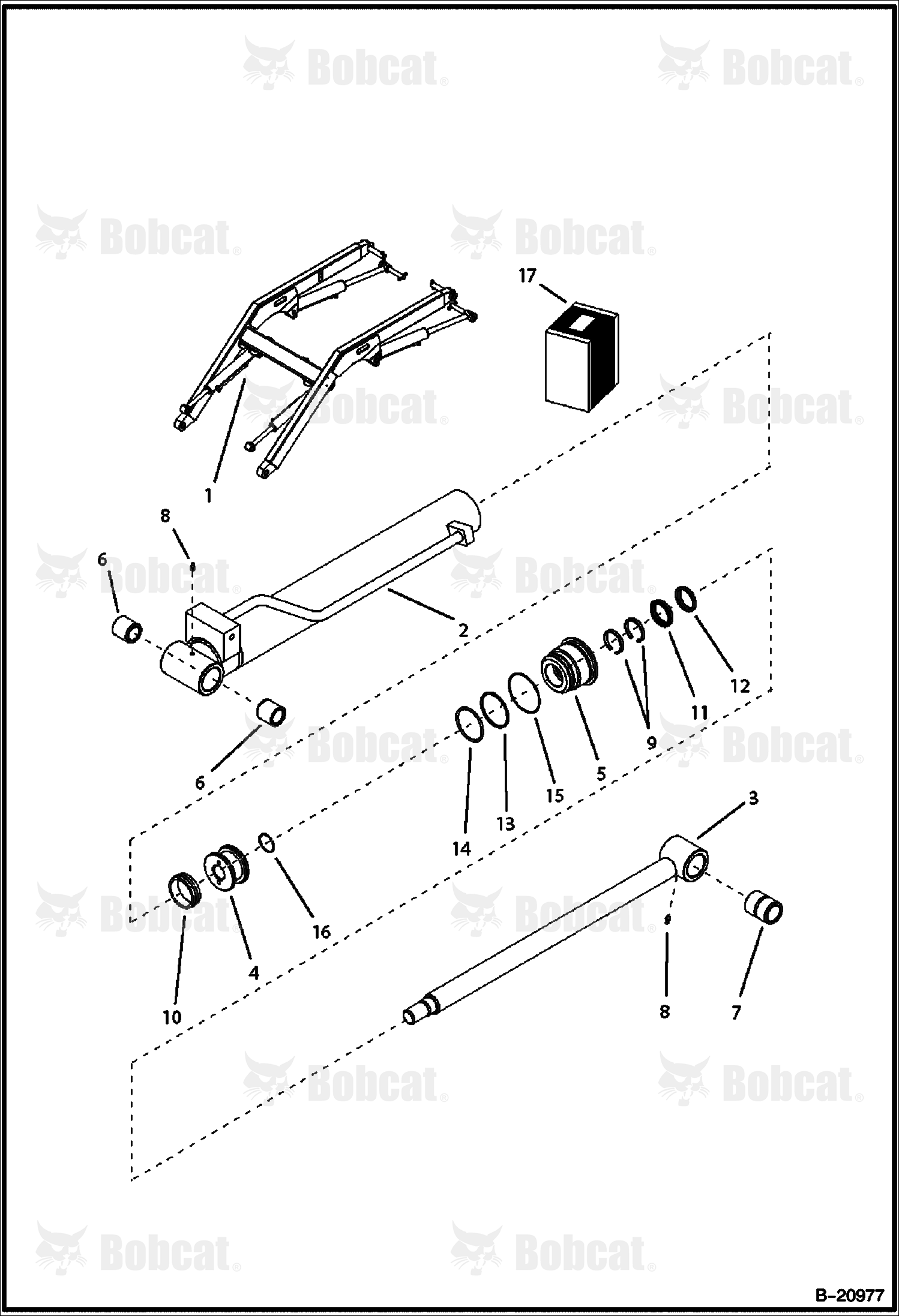 Tilt Cylinder (Right) 570111001 - 570111056