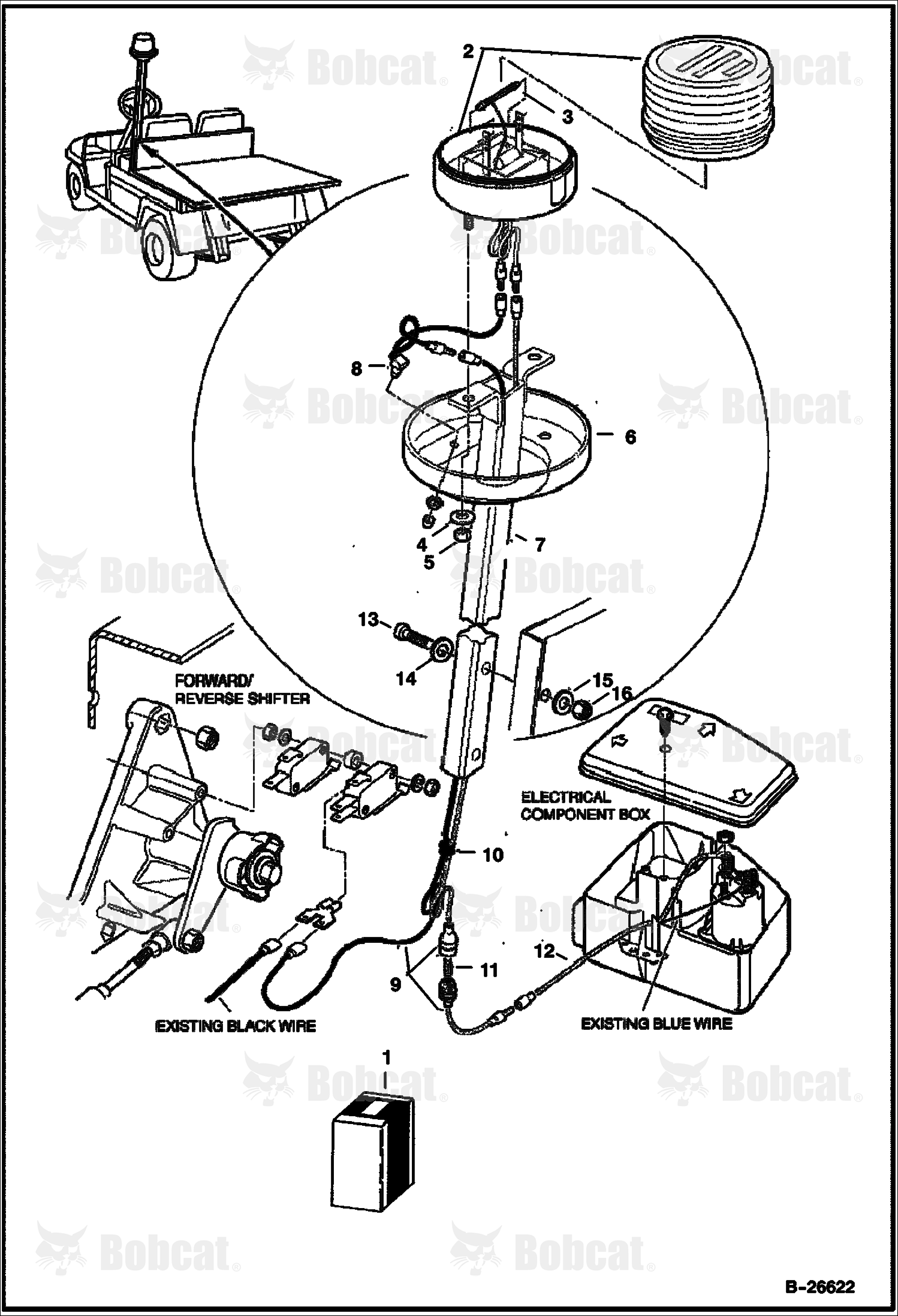 POST-MOUNTED Strobe Light