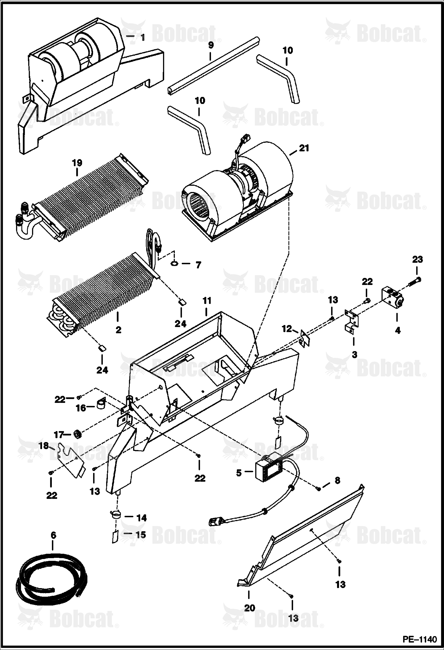 Heater & A/C (HVAC Assembly) 516811001 - 516811154, 517511001 - 517511184, 518911001 - 518912438