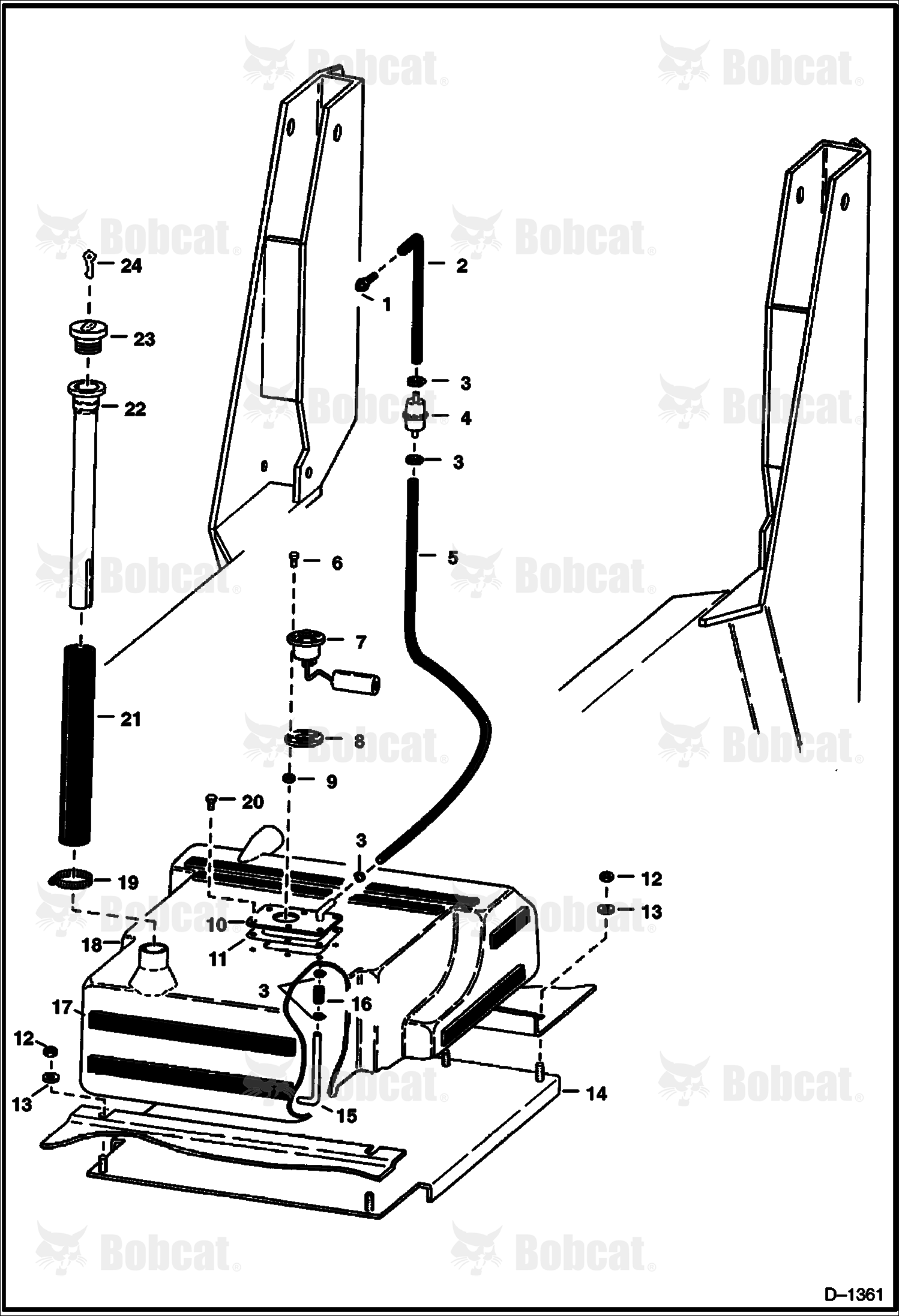 Fuel System (Plastic Tank)  495713001 & Above