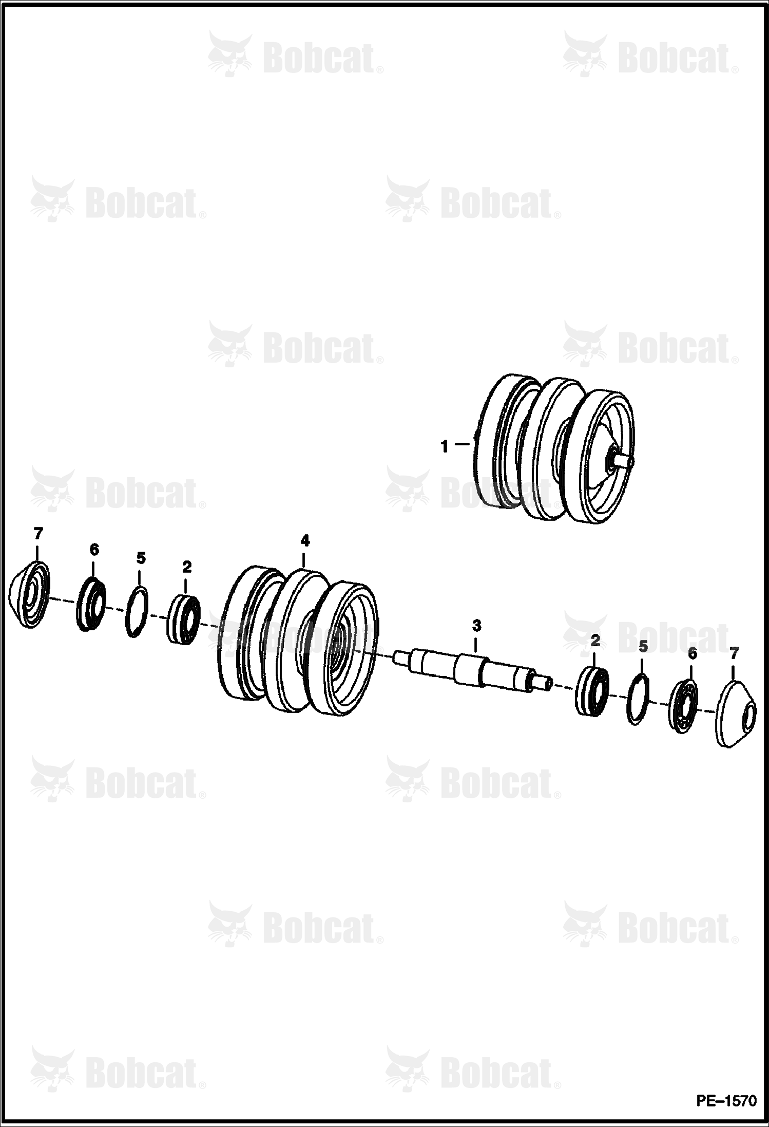 Track Roller 518916541 & Above, 516815106 & Above, 517515156 & Above