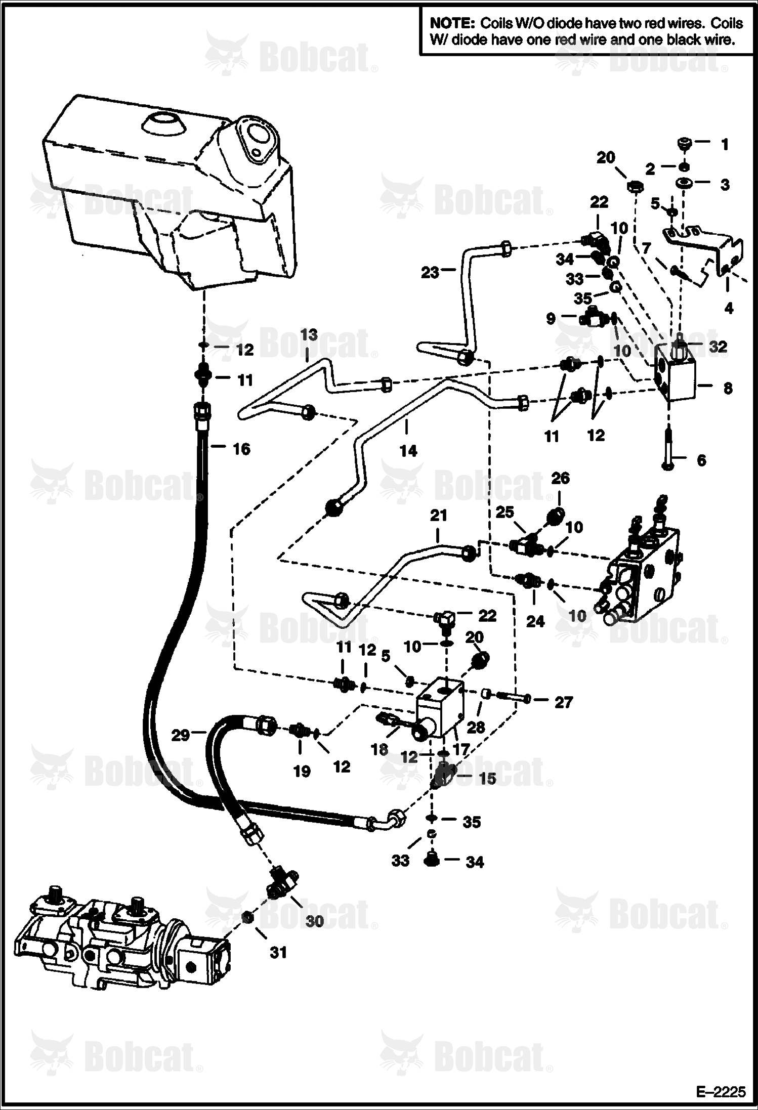 Lift & Tilt Control System 512727420 & Below, 508694508 & Below